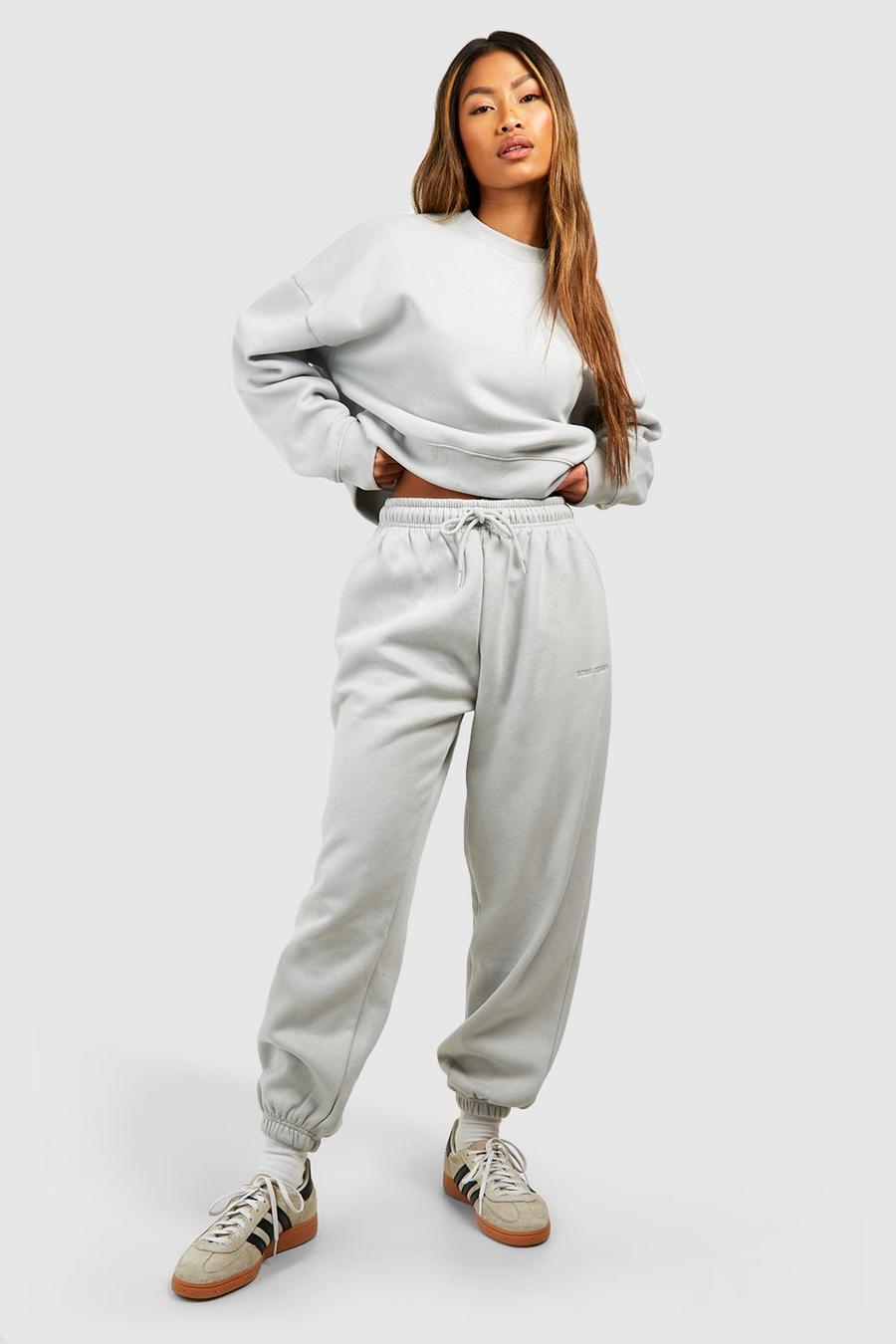 Ice grey Oversized Cuffed Jogger image number 1