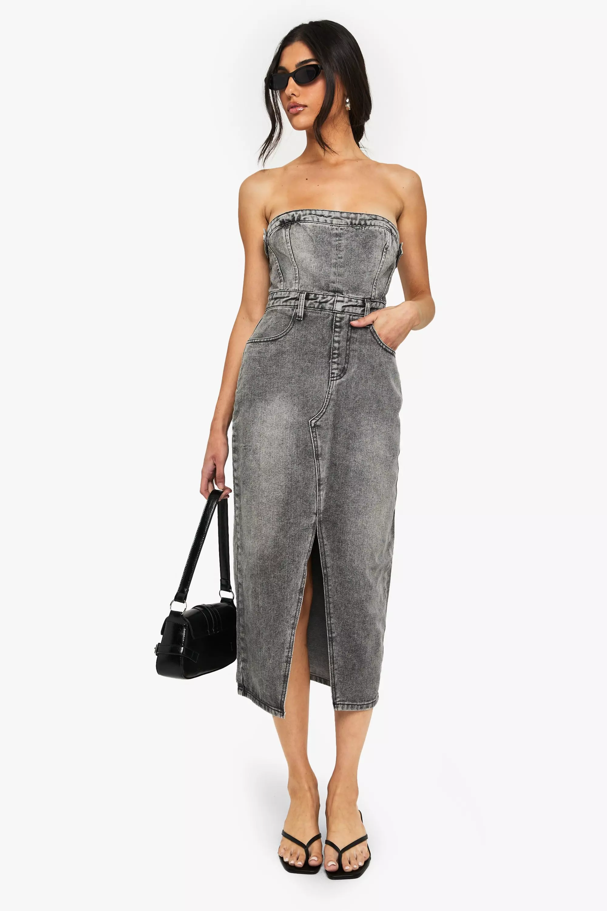 Denim 2025 bandeau dress