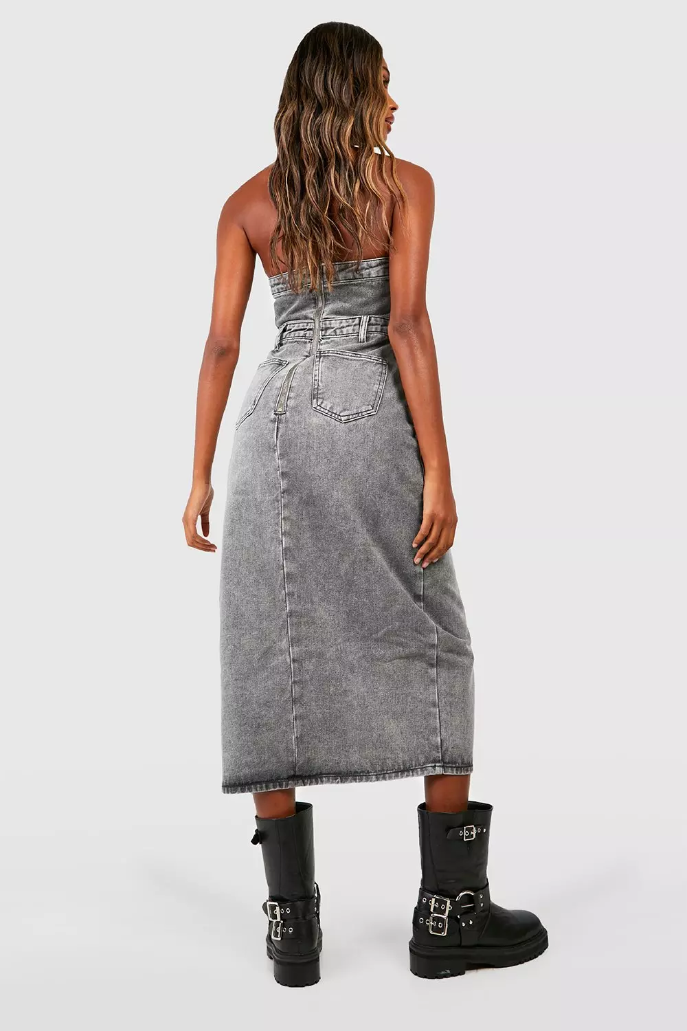 GenesinlifeShops NZ - ASOS LUXE contour cami ruched midi dress in rust Rag  & Bone - Tall Socks Unisex TOMMY JEANS 701218419 White 001