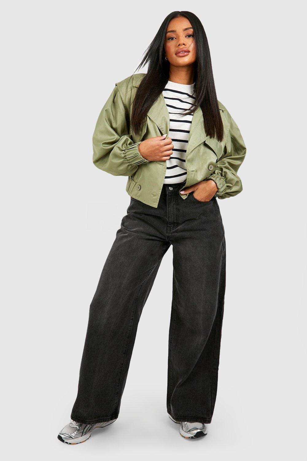 Boohoo denim outlet utility jacket