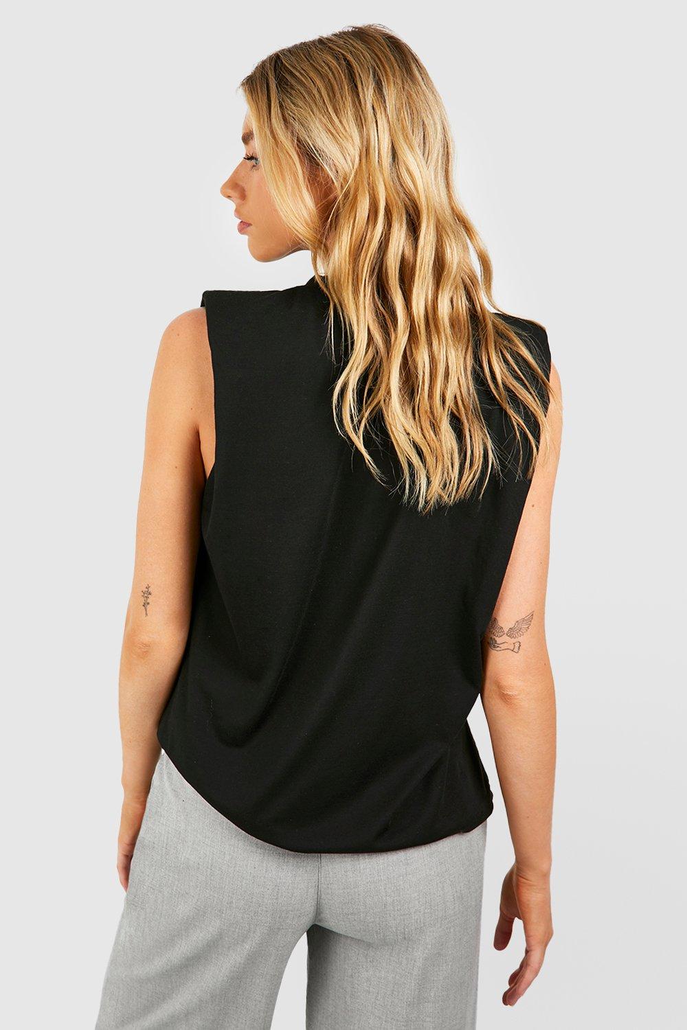 Shoulder Pad Oversized Tshirt