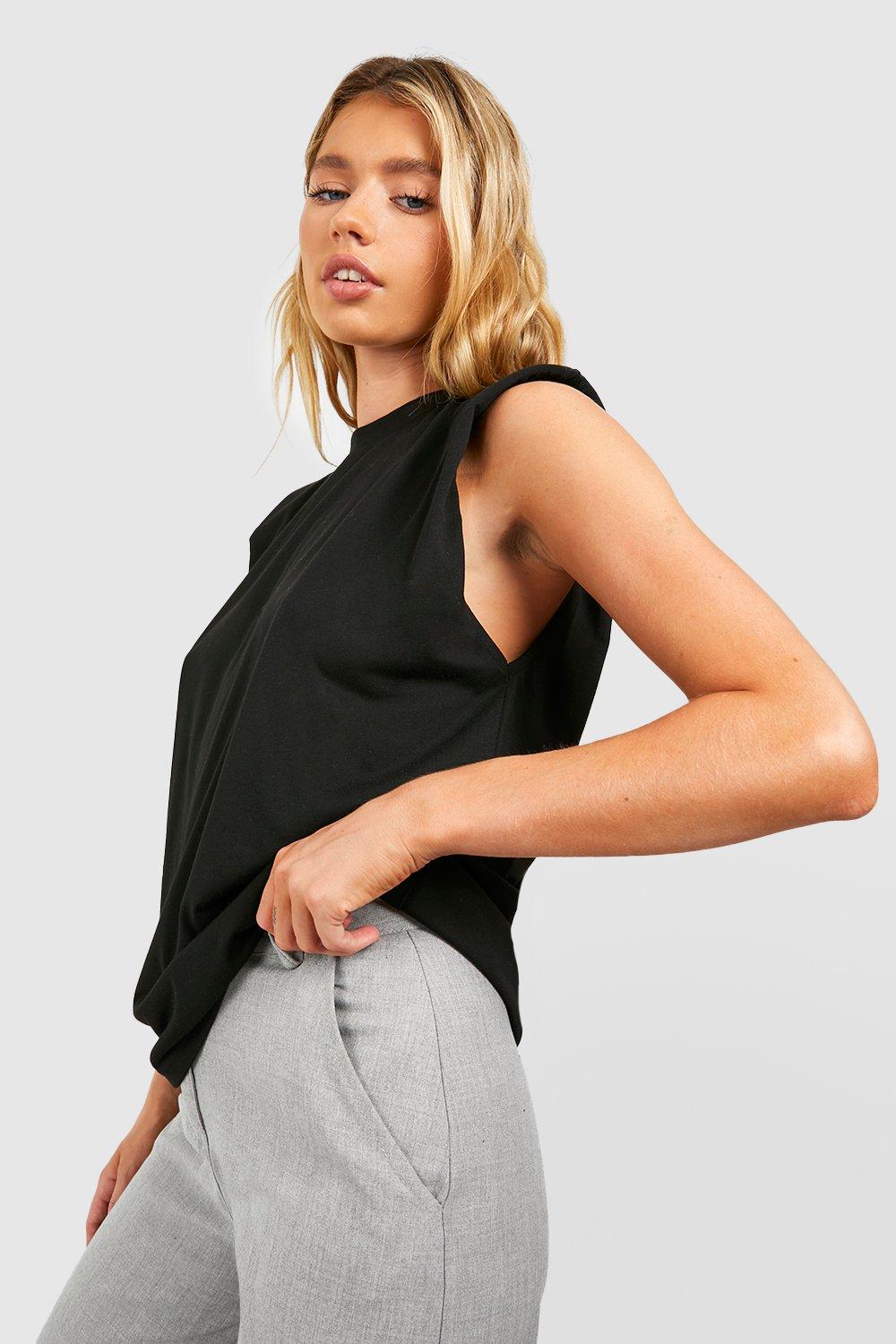 Shoulder Pad Oversized Tshirt