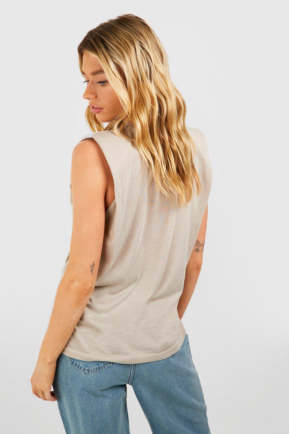 Shoulder Pad Oversized Tshirt