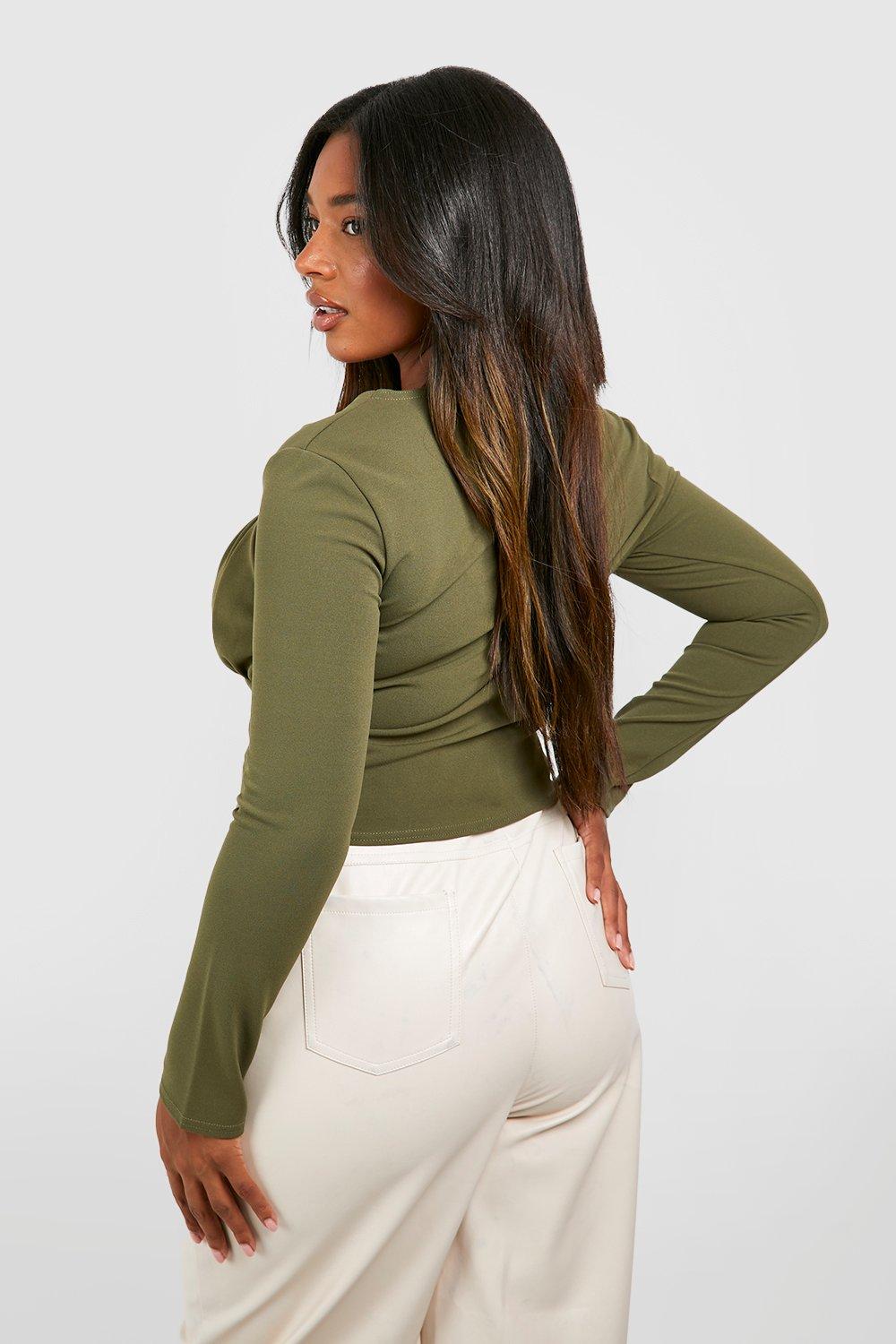 https://media.boohoo.com/i/boohoo/gzz69928_olive_xl_1/female-olive-plus-tie-front-long-sleeve-corset-top