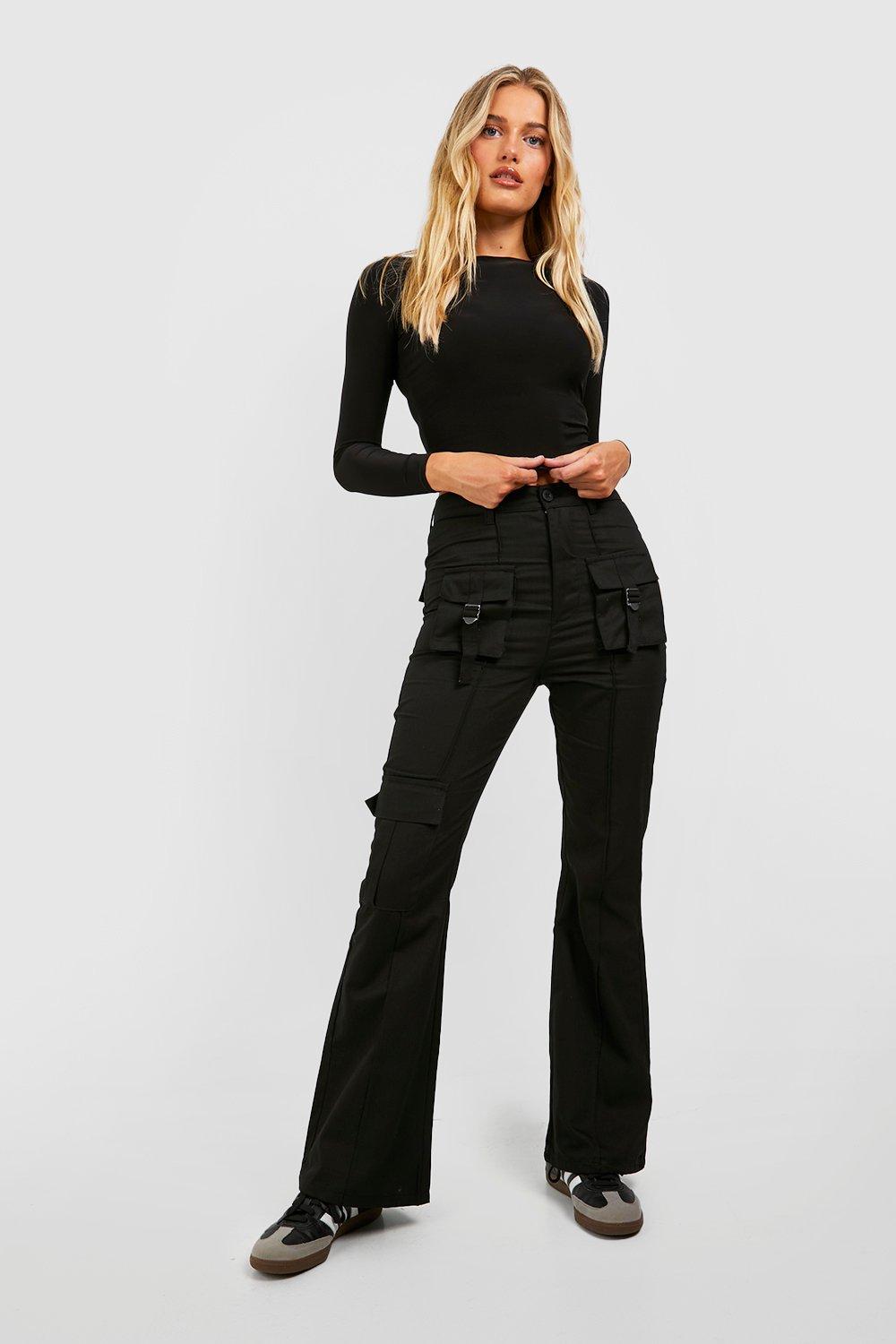 Pantalon cargo femme online boohoo