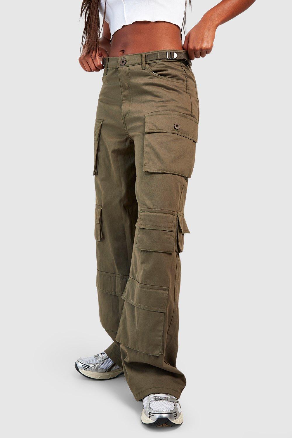 Women's cargo capris with on sale pockets