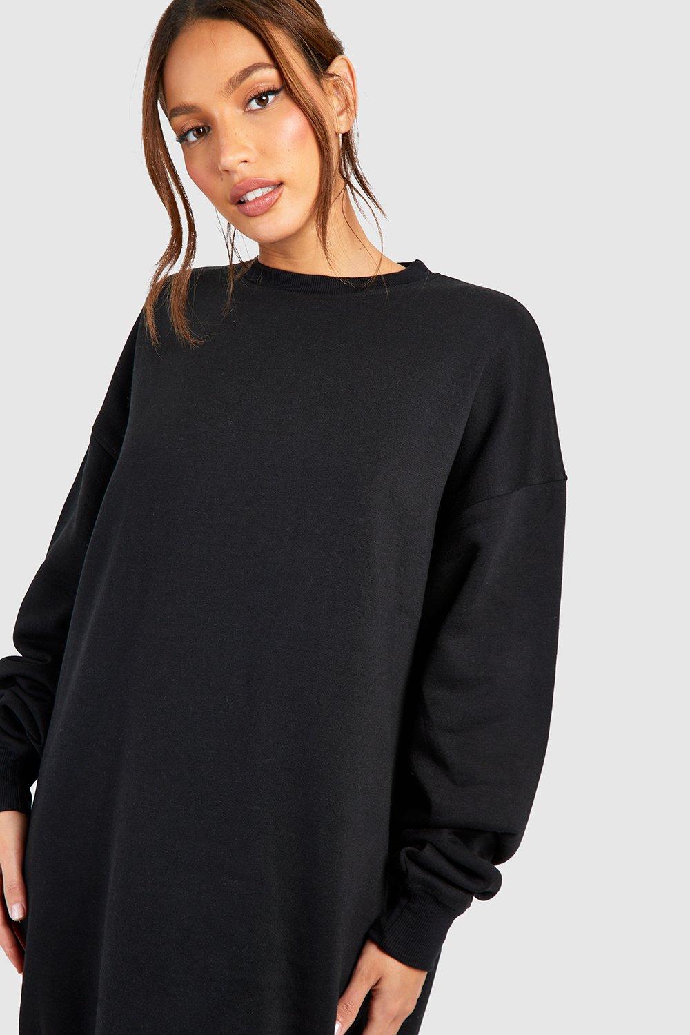 Sweat best sale dress boohoo