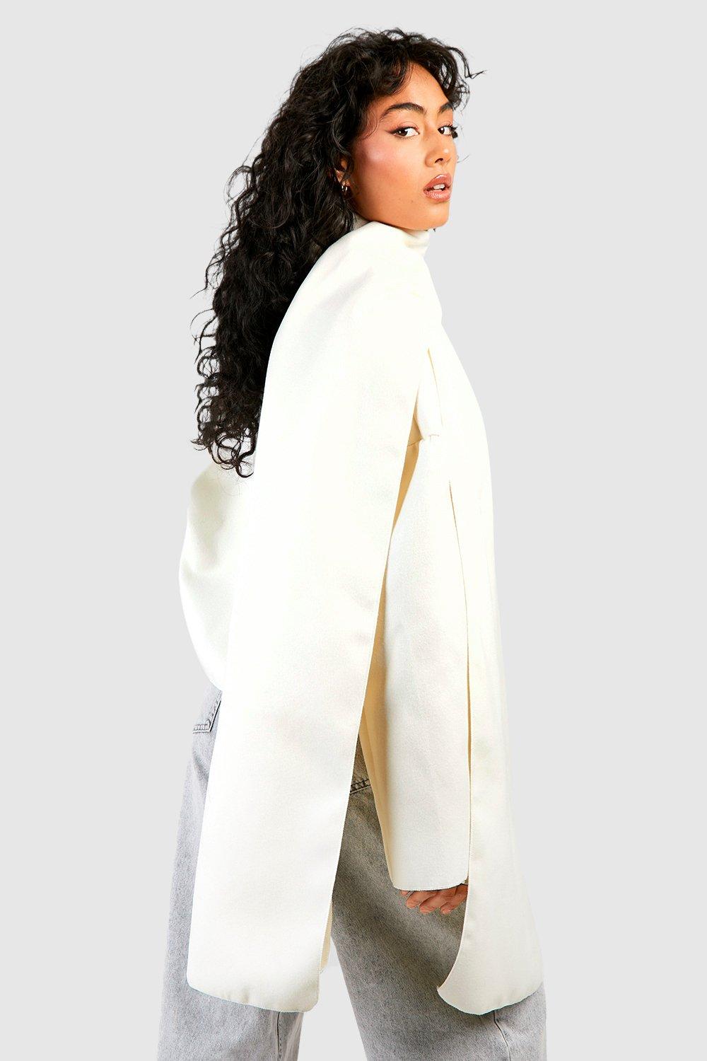 Boohoo on sale cape coat