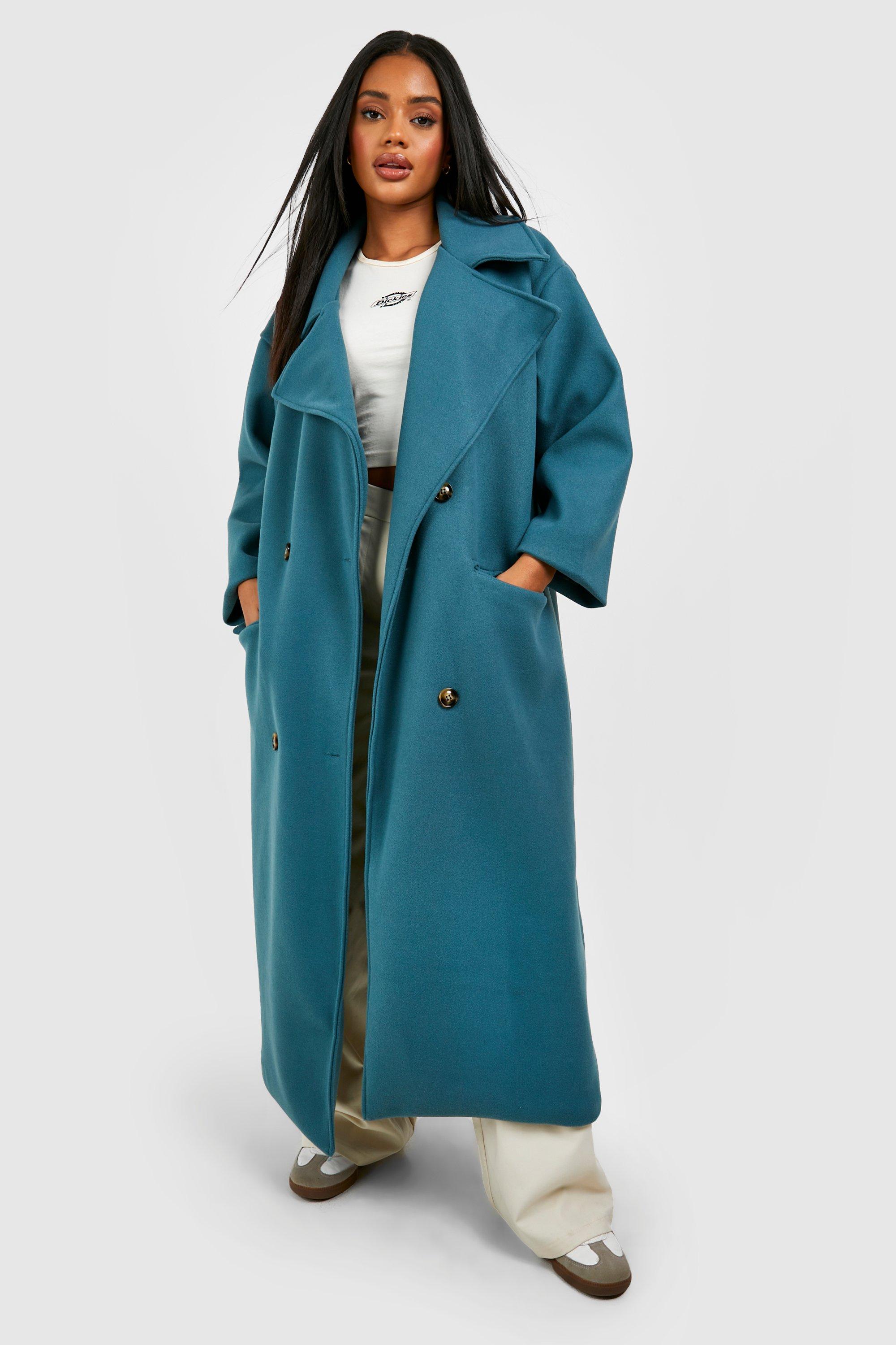 Oversize hot sale wool coat