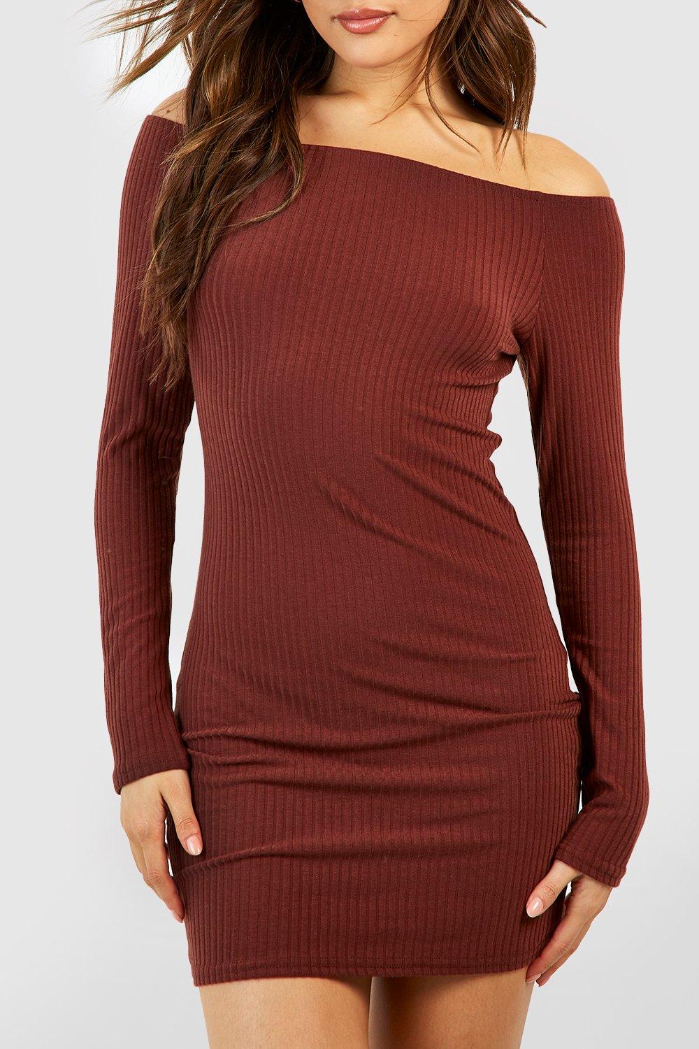 Buy Sinsay women textured long sleeve bodycon dress maroon combo Online