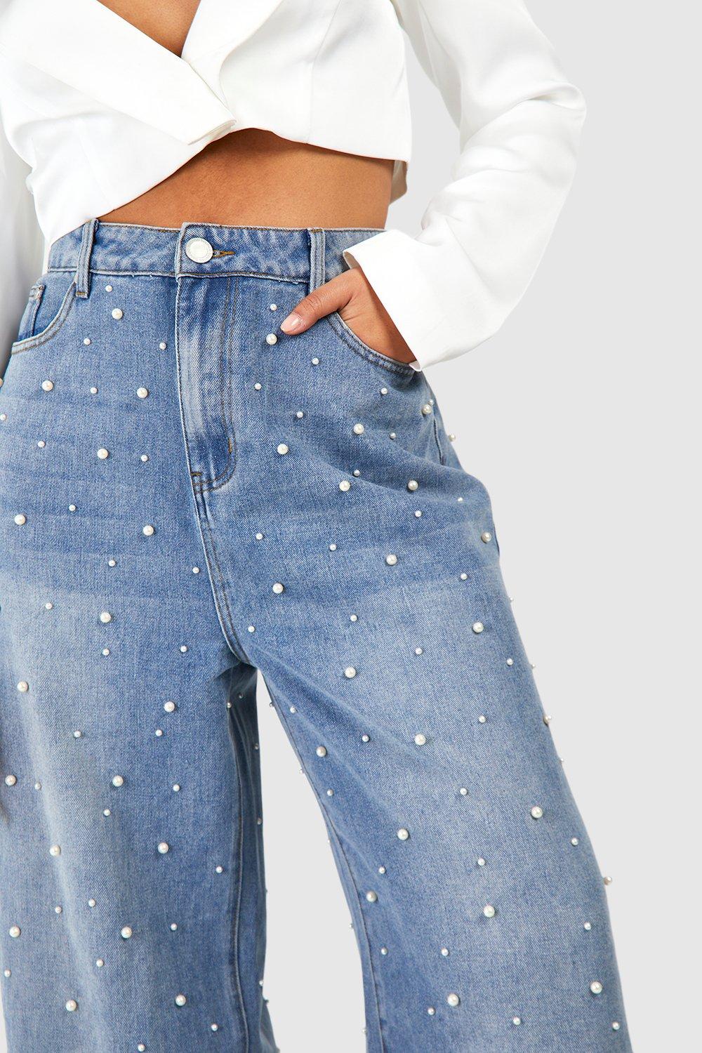 Ladies best sale pearl jeans