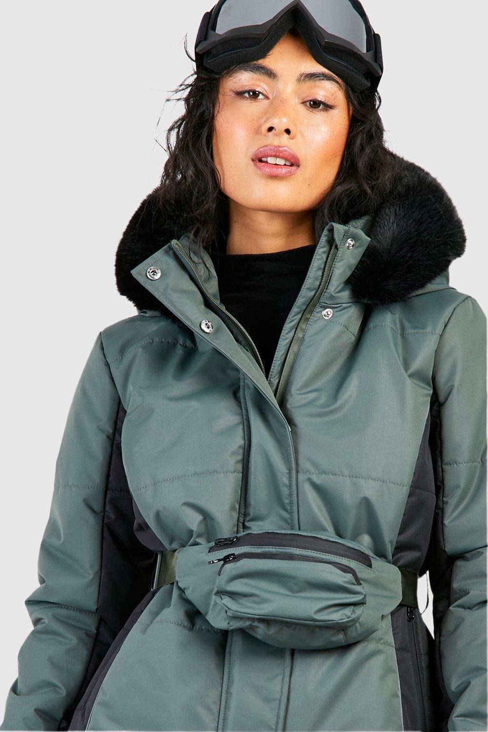 Snow jacket sale fur hood