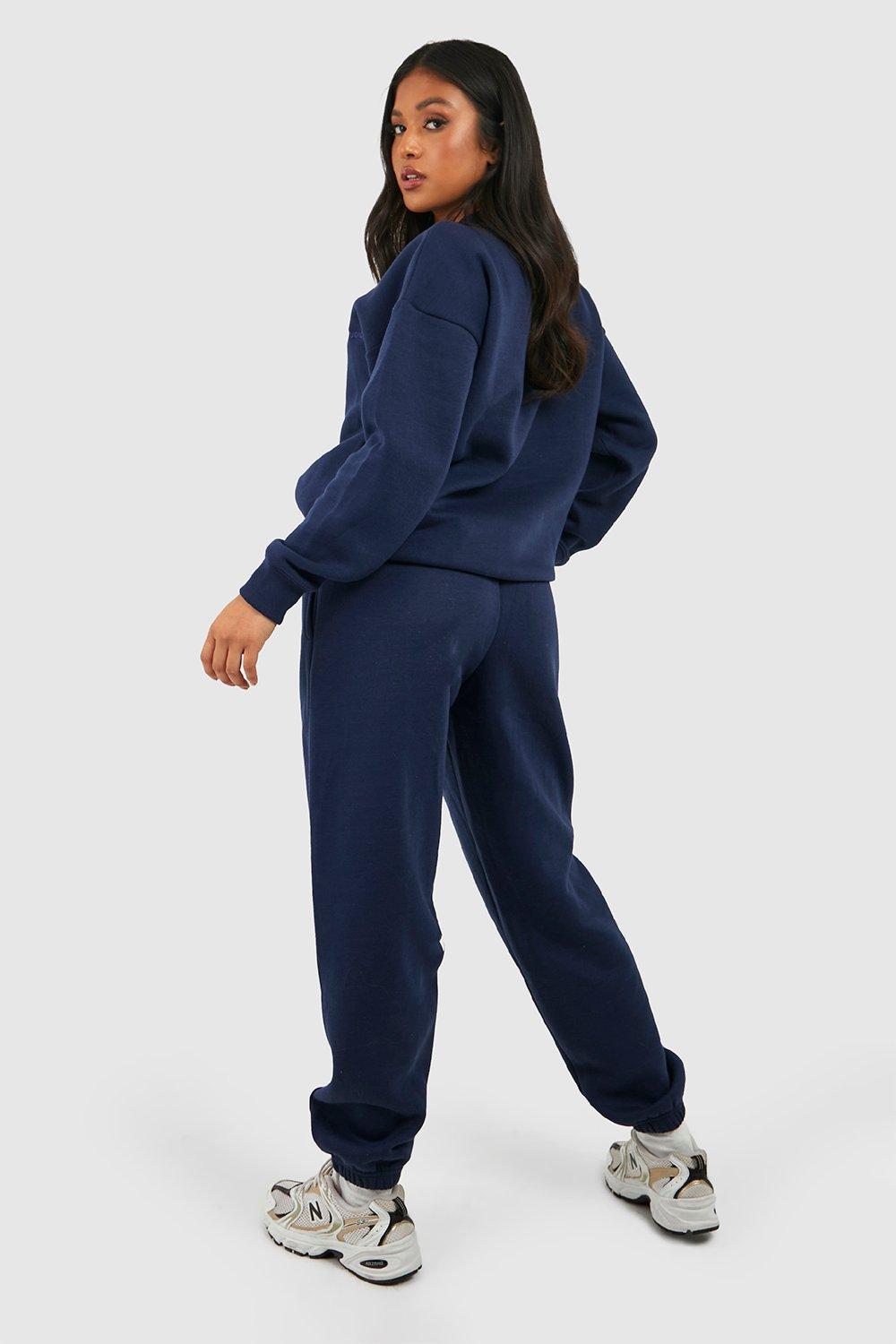 Women s Petite Dsgn Studio Embroided Tracksuit Boohoo UK