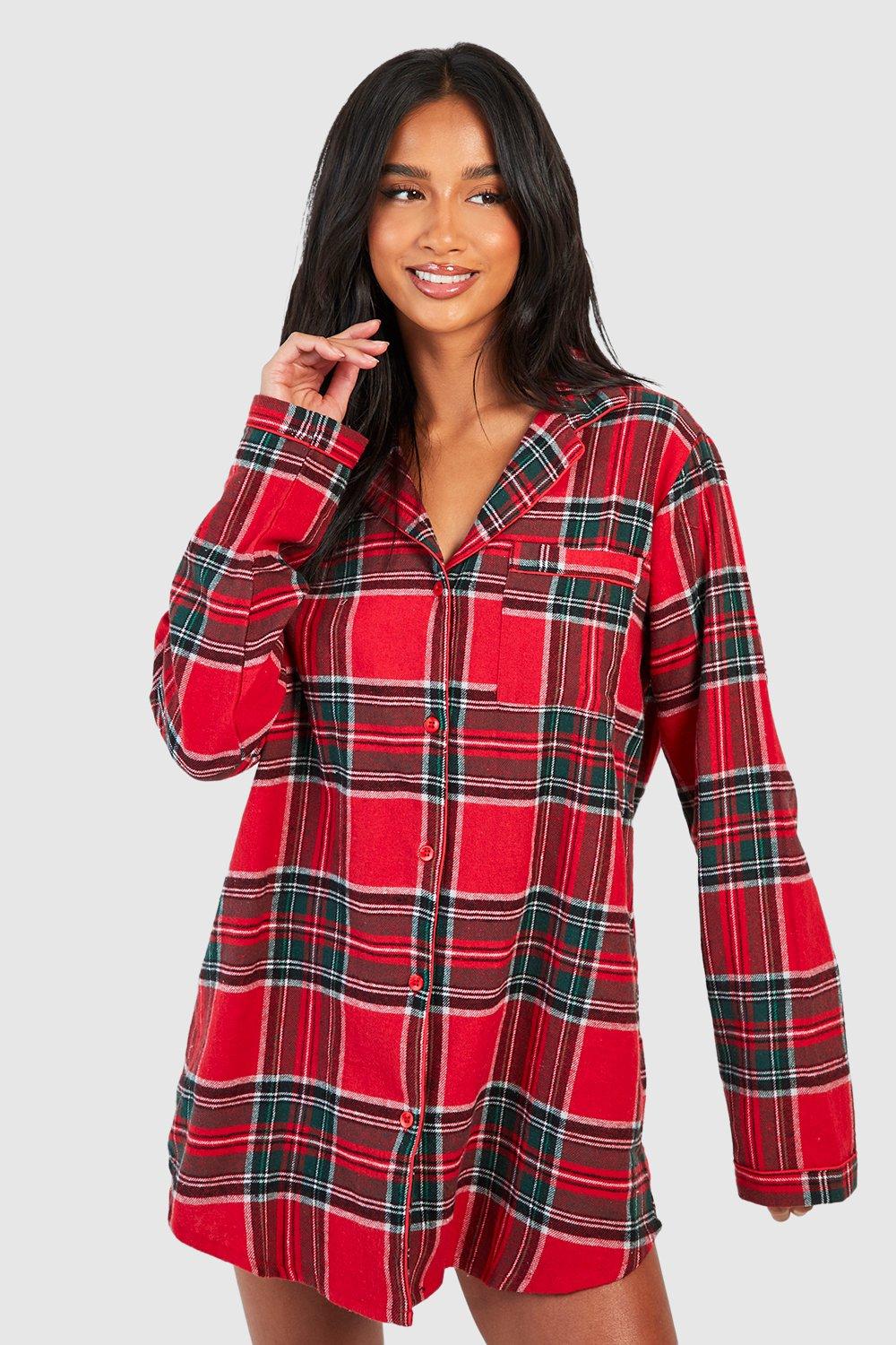 Chemise de nuit clearance boutonnée