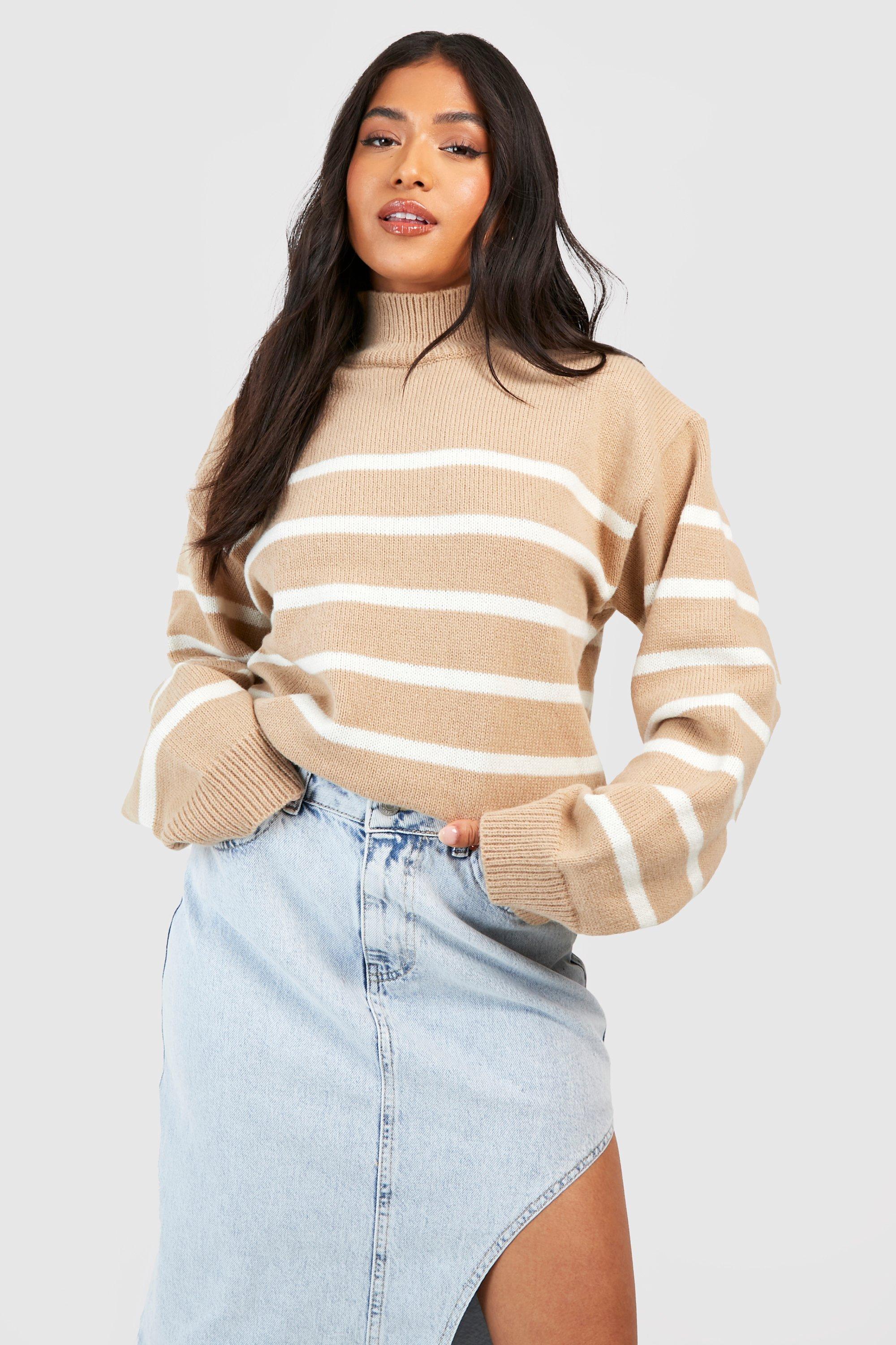 Petite polo neck jumper sale