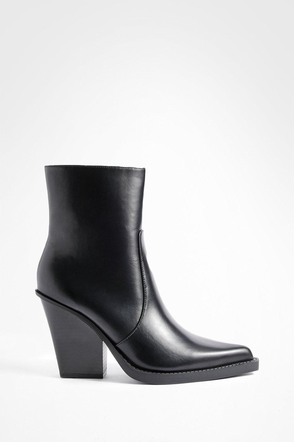 Topshop black hotsell cowboy boots