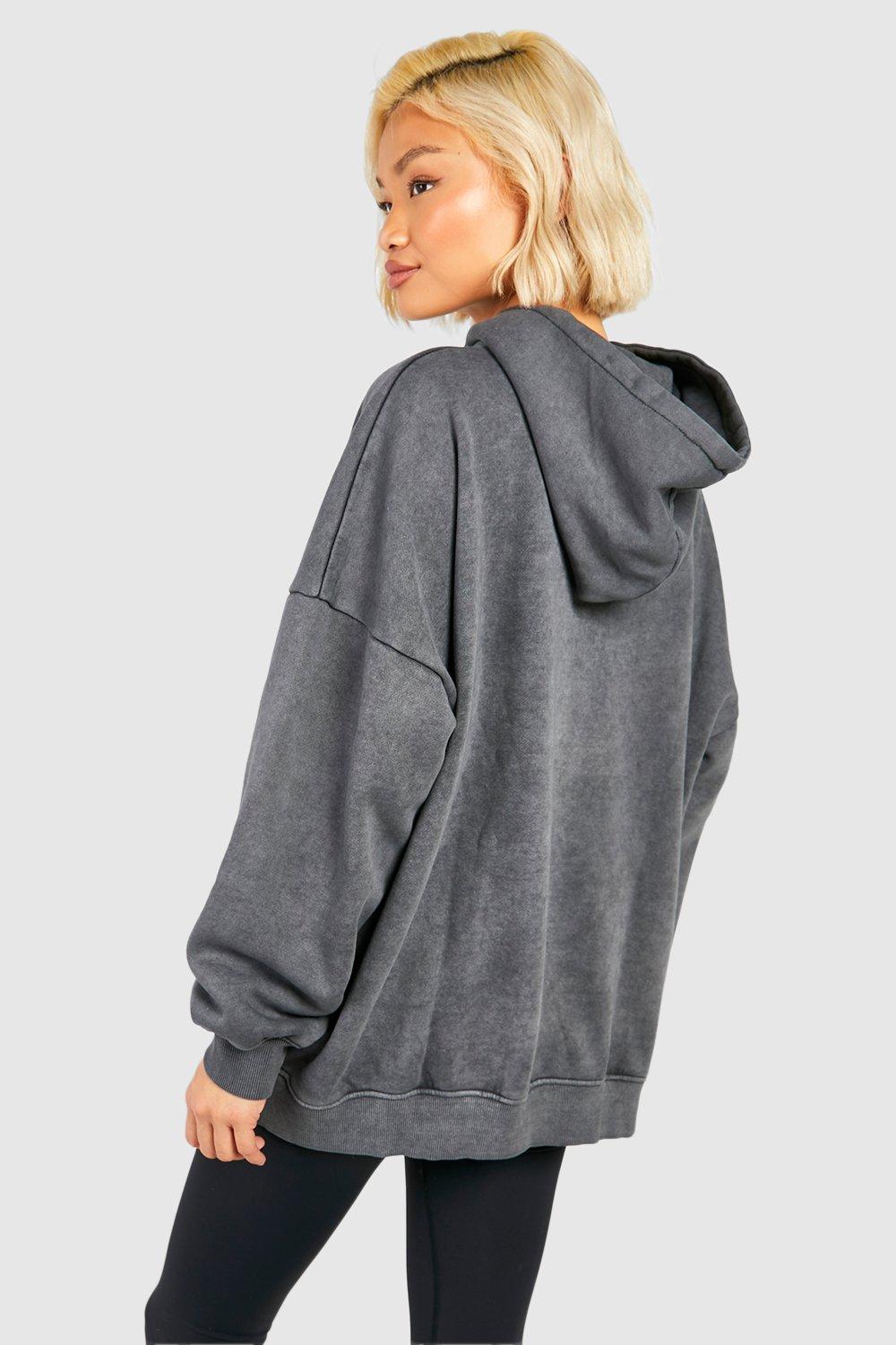 Washed oversized outlet hoodie