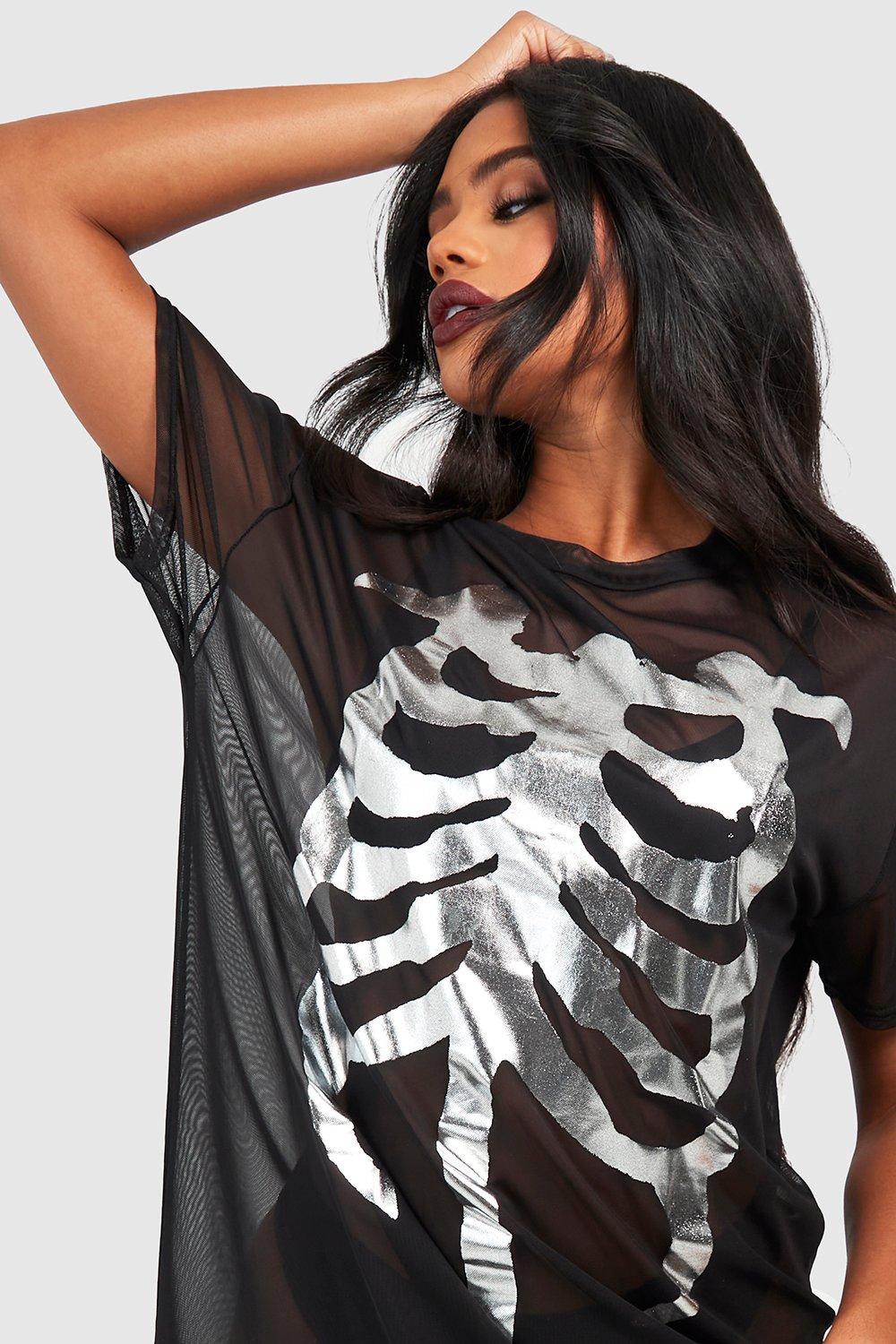 Mesh shop skeleton dress