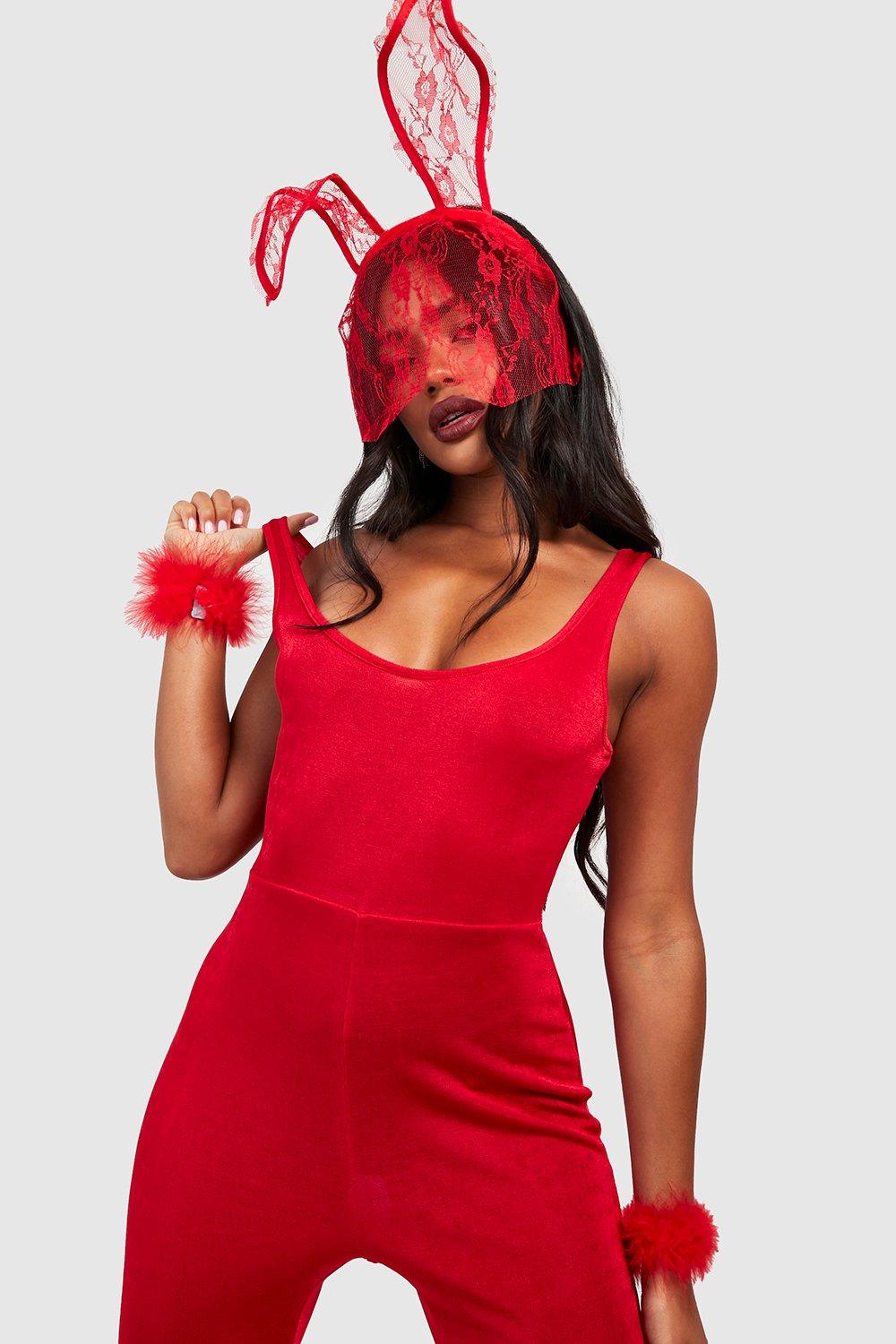 Red slinky hot sale jumpsuit