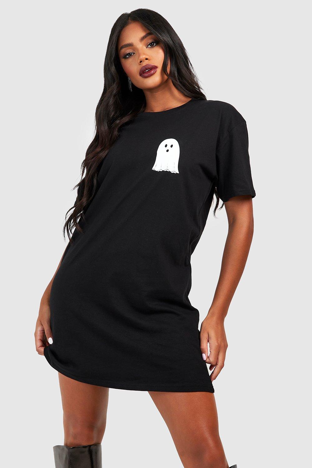 Boohoo black clearance t shirt dress