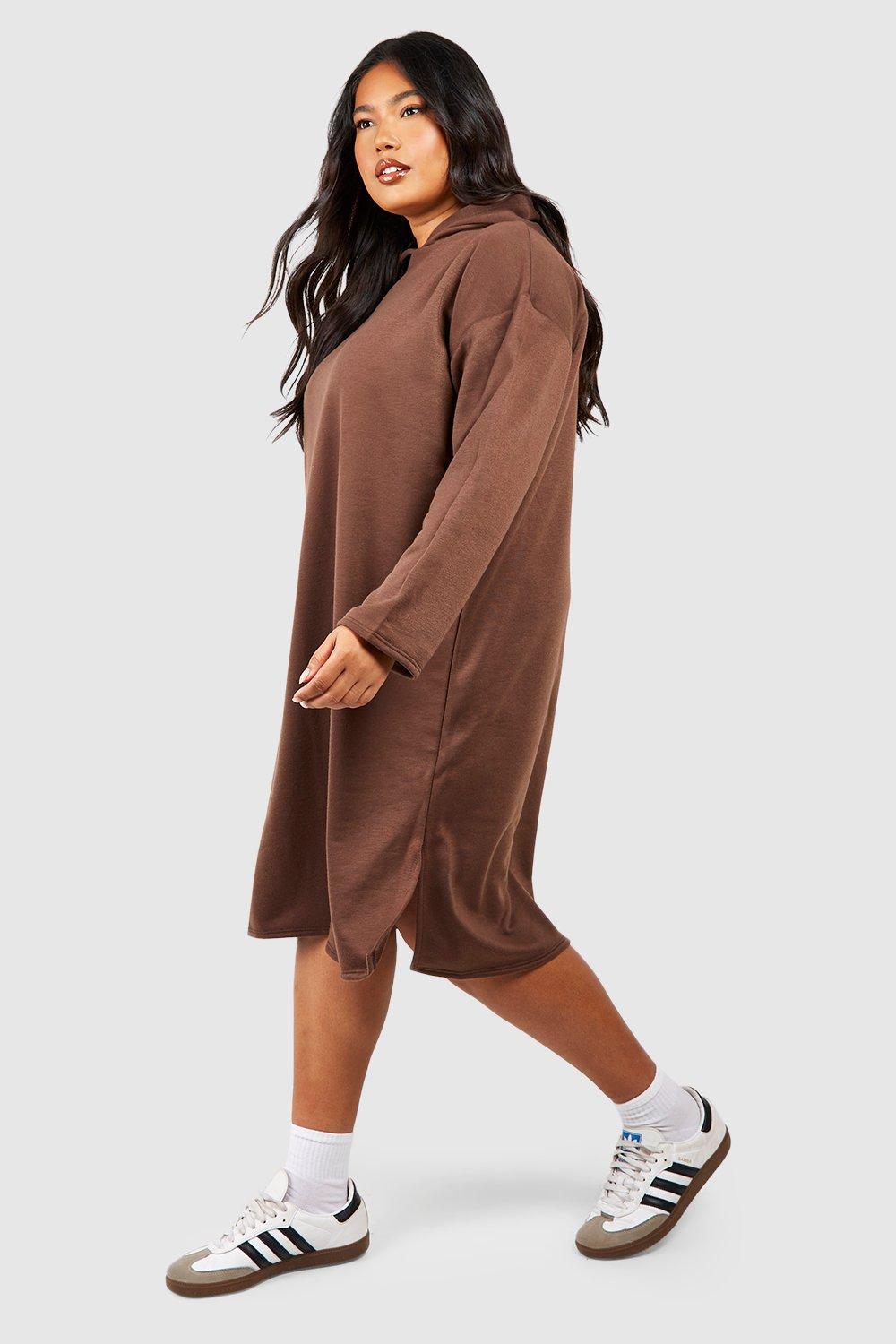 Oversized sweater dress hot sale plus size