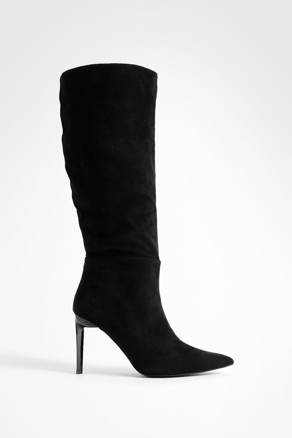 Mid knee high outlet boots