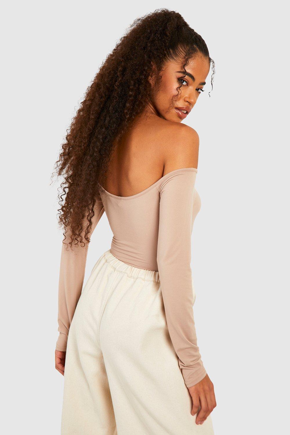 Long Sleeve Off The Shoulder Bodysuit