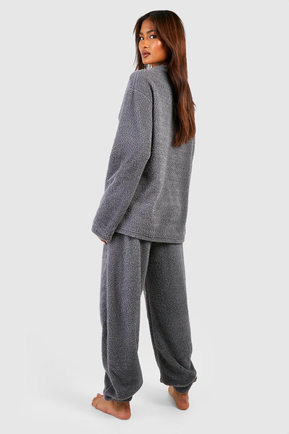 Fluffy track pants on sale