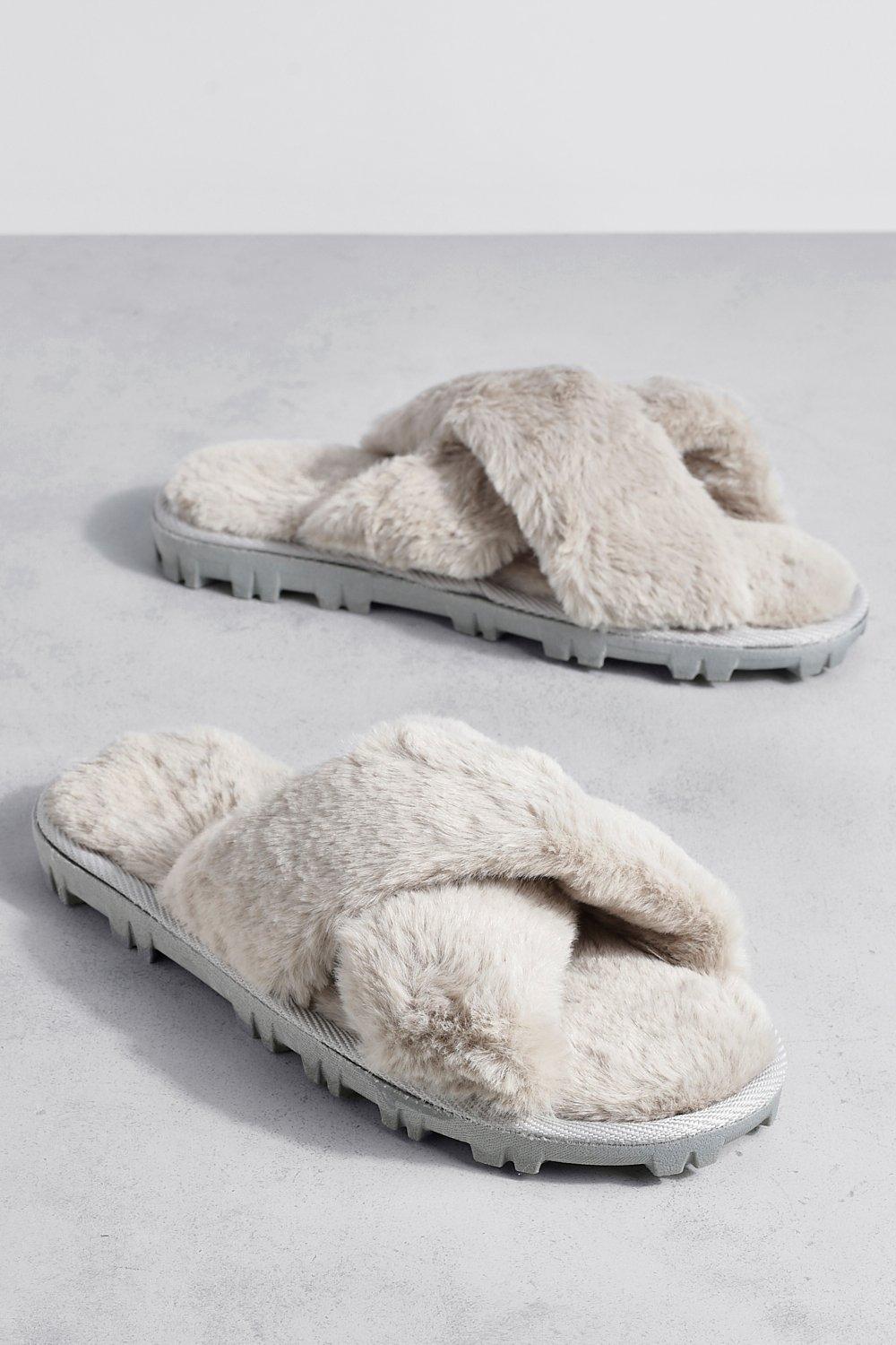 Womens slippers boohoo hot sale