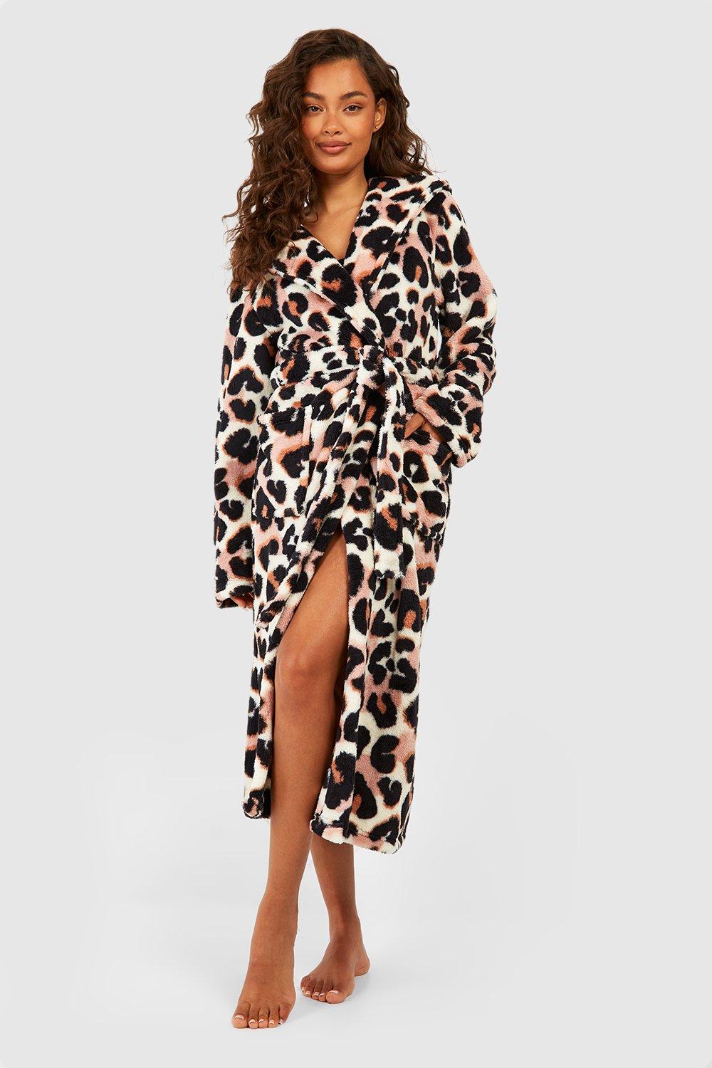 Leopard print clearance dressing gown next