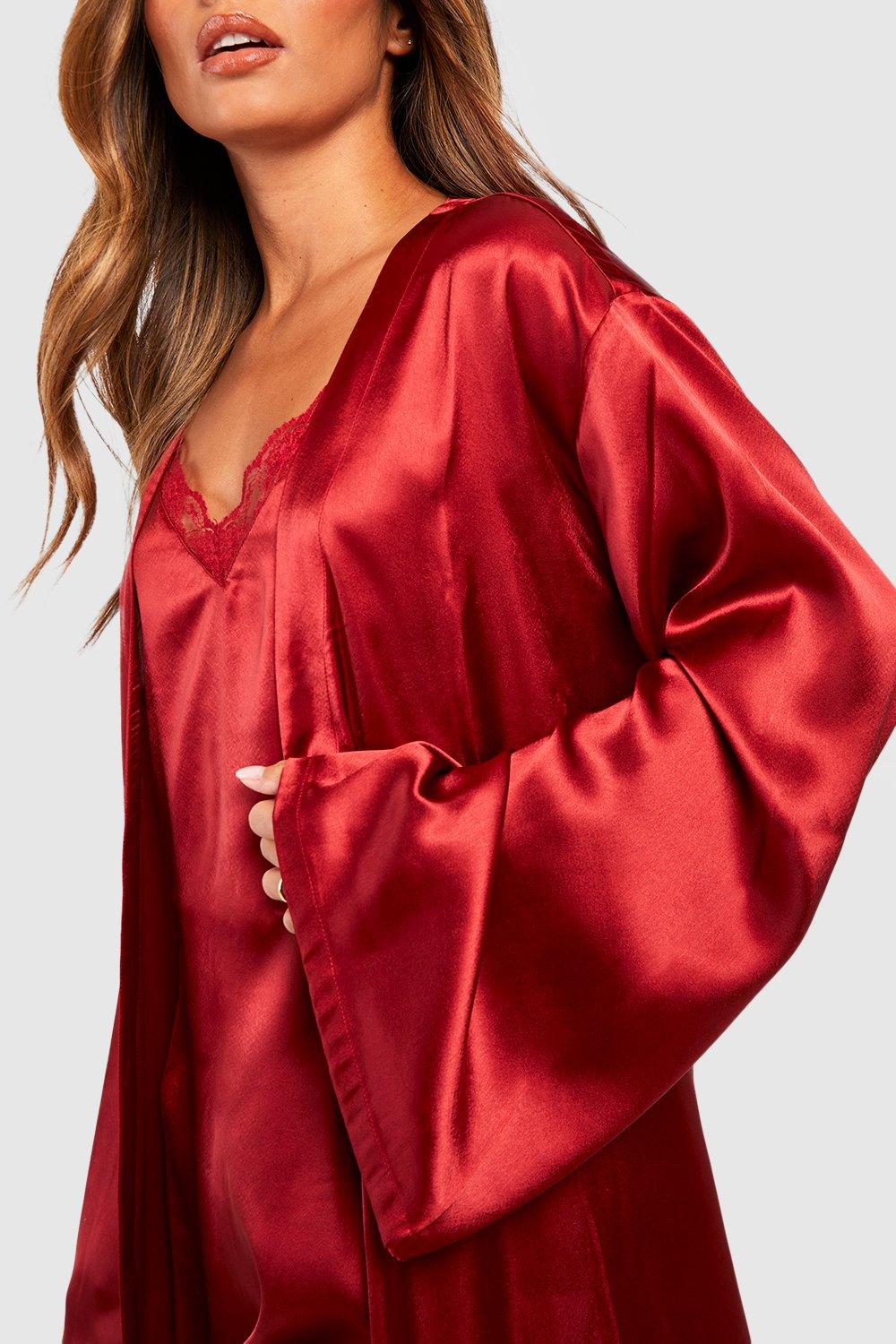 Robe en satin boohoo new arrivals