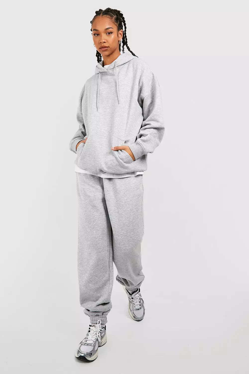 Grey marl Tall Basic Cuffed Jogger alternative image