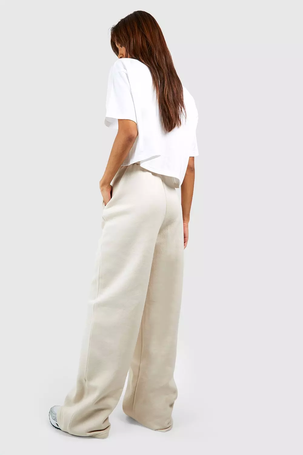 Taupe Tall Basic Wide Leg Jogger alternative image