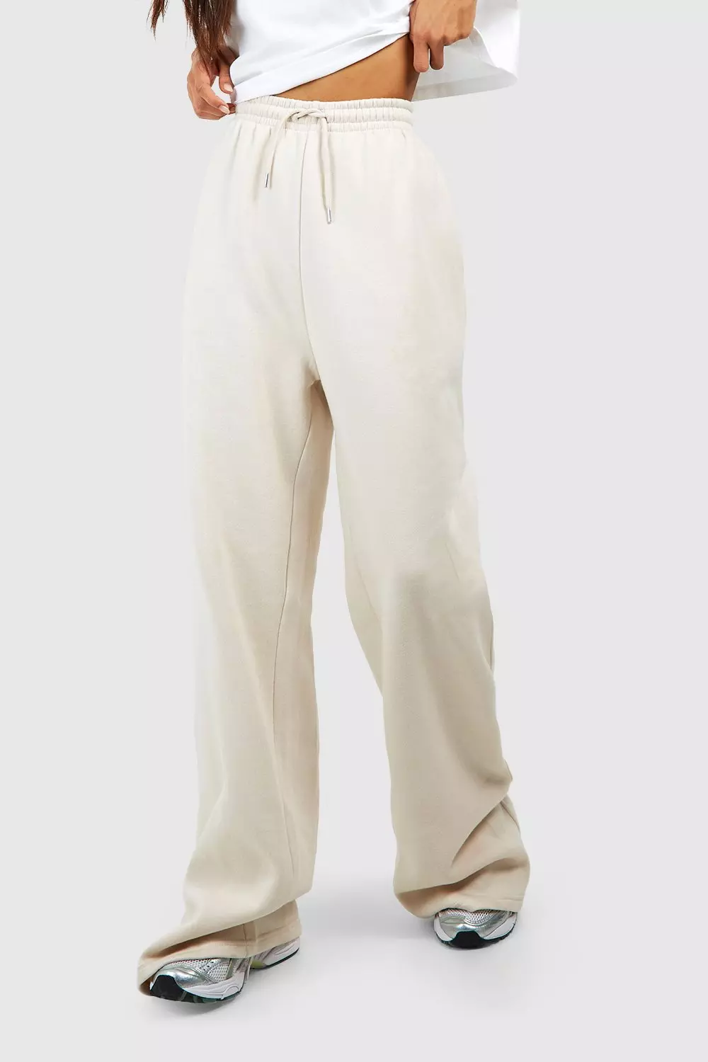 Taupe Tall Basic Wide Leg Jogger alternative image