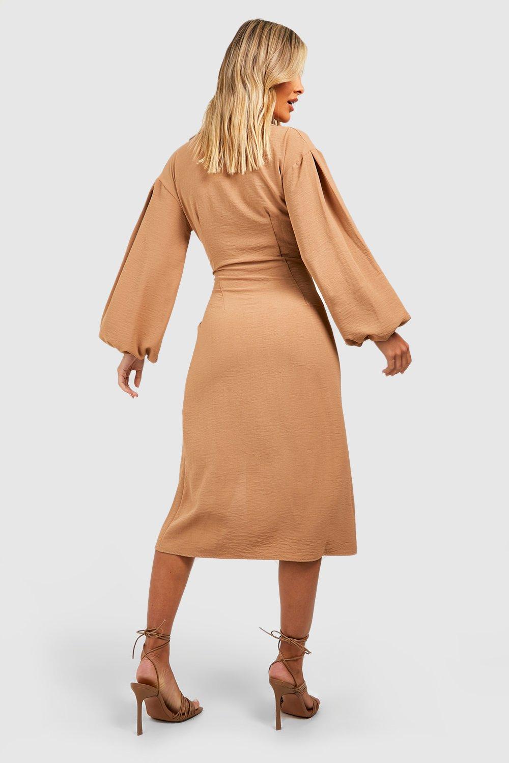 Long sleeve maxi shirt dress uk sales