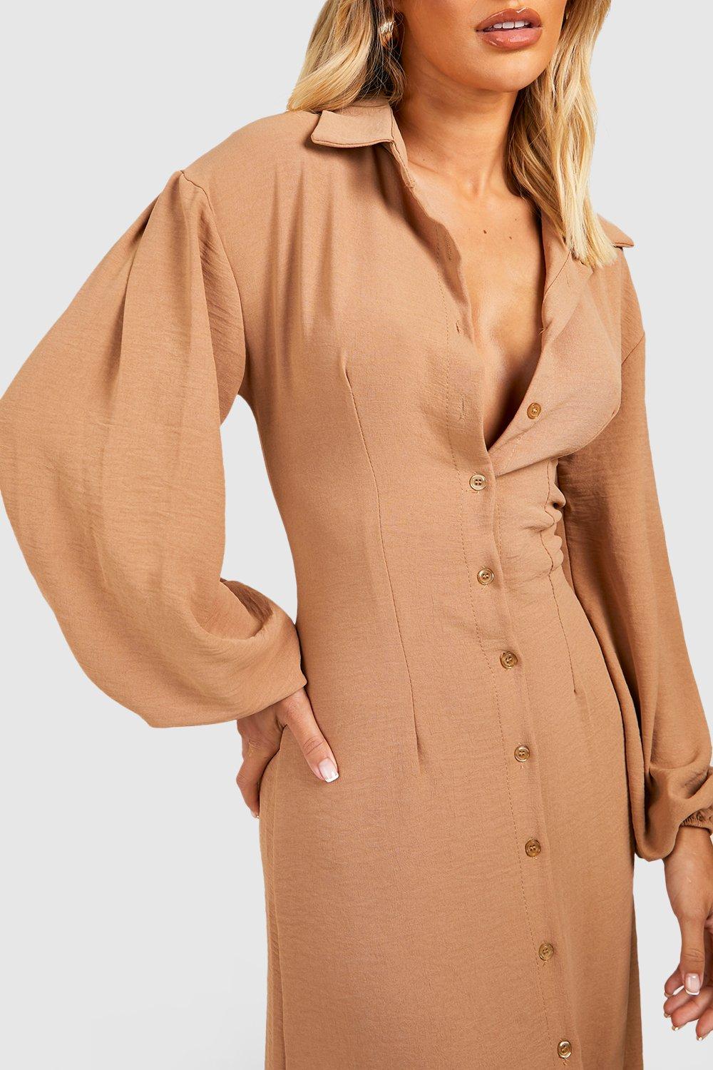 Long sleeve maxi shop shirt dress uk