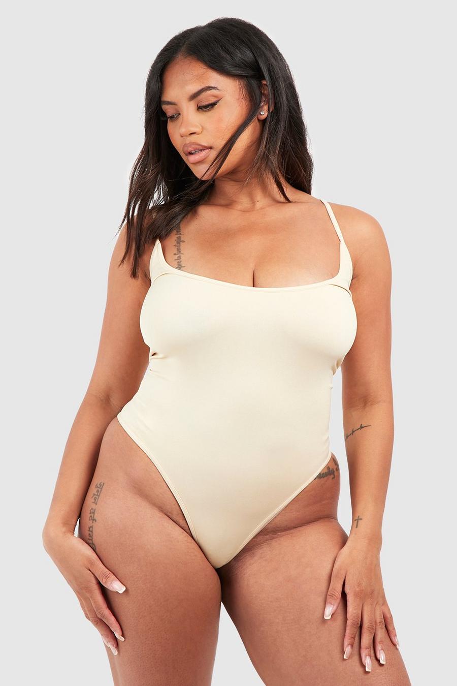 Body Plus Size contenitivo senza cuciture, Nude image number 1