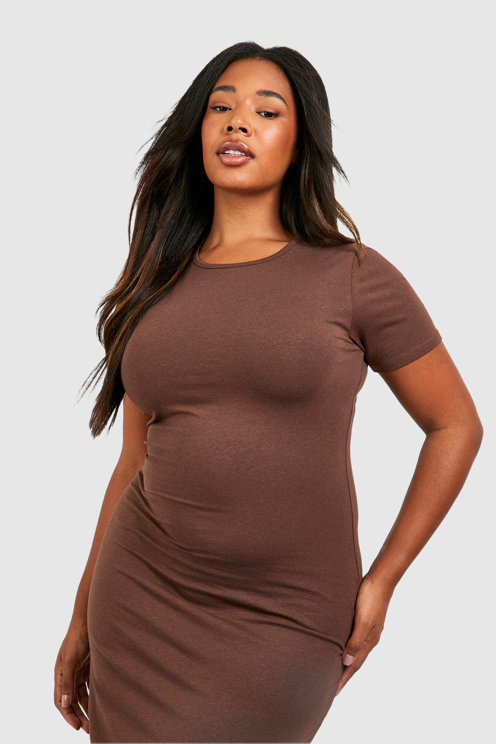 Grande taille Robe longue premium extra douce