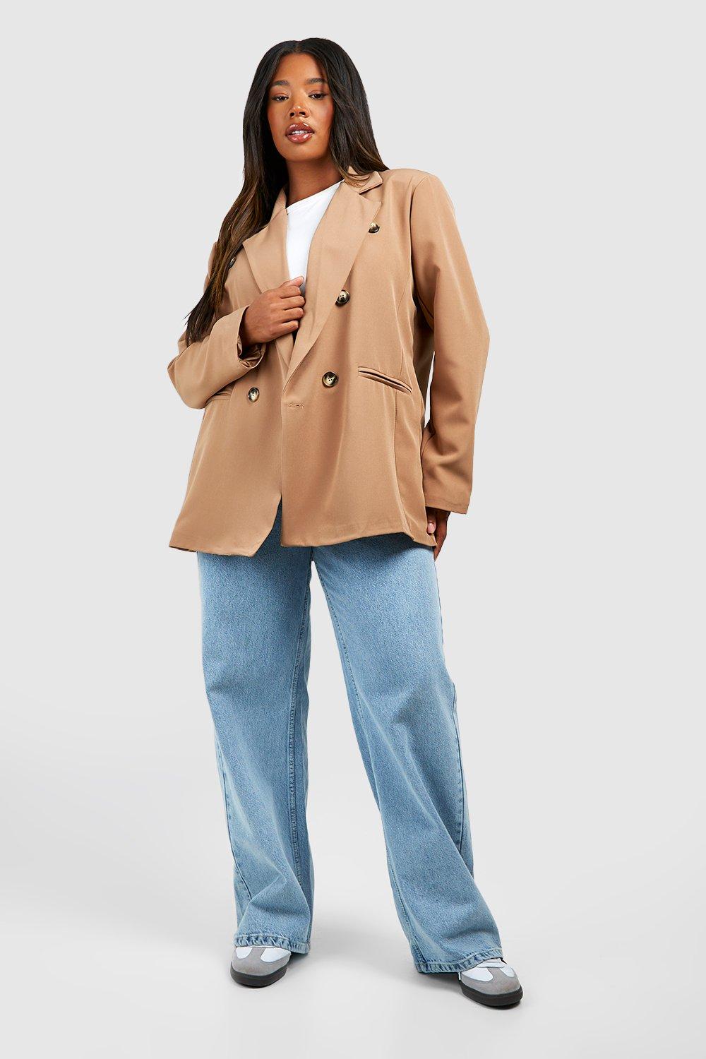 Oversized 2025 blazer camel