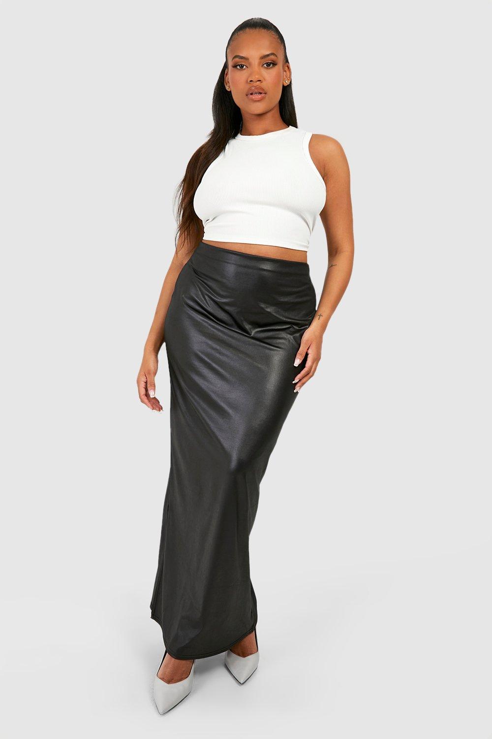 Shiny maxi clearance skirt