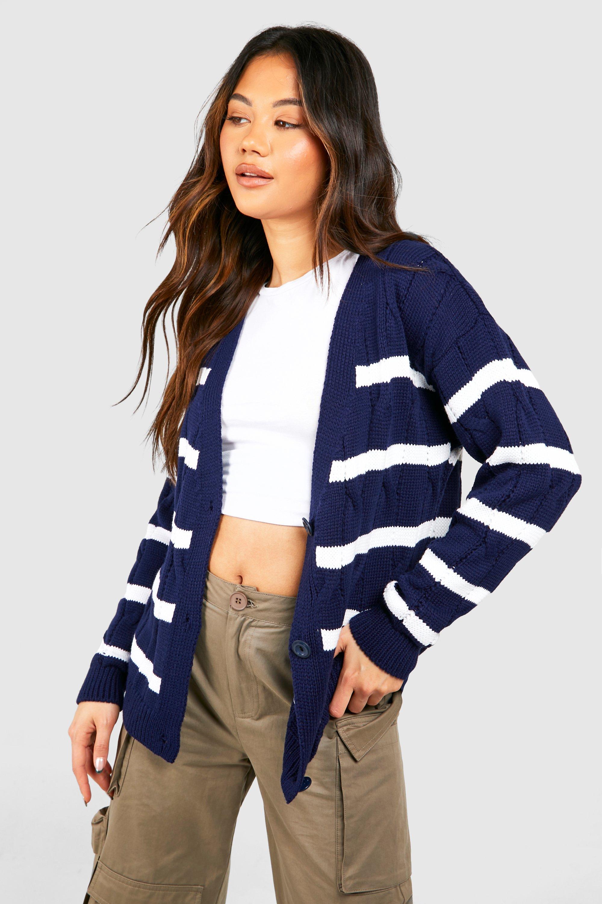 Cable boyfriend clearance cardigan