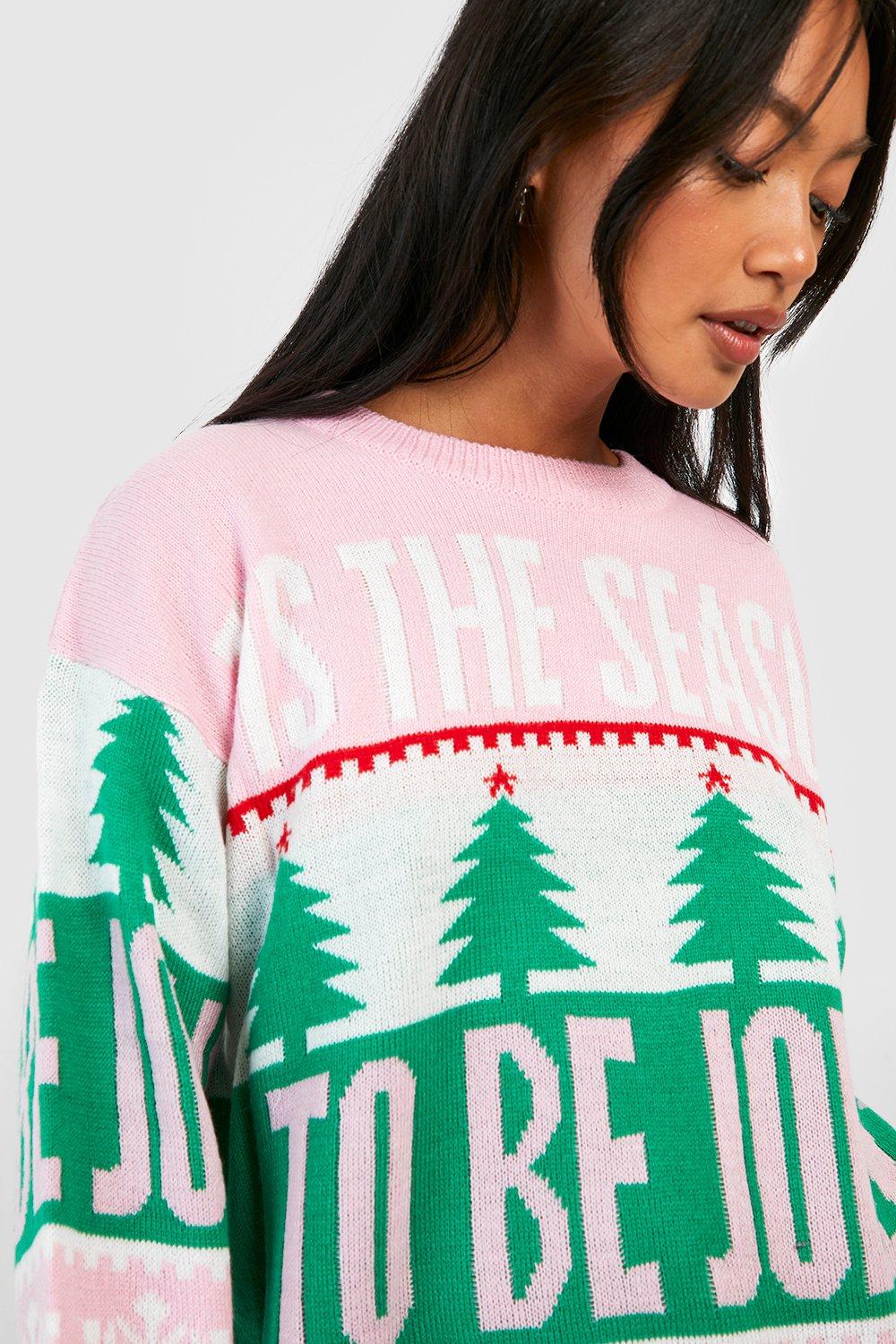 Womens christmas jumper on sale boohoo