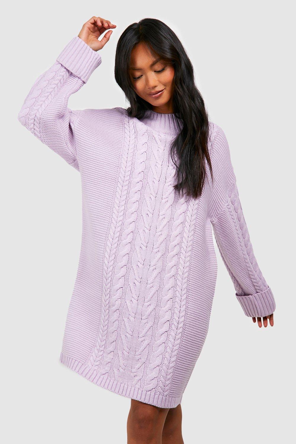 Purple jumper hot sale dress uk