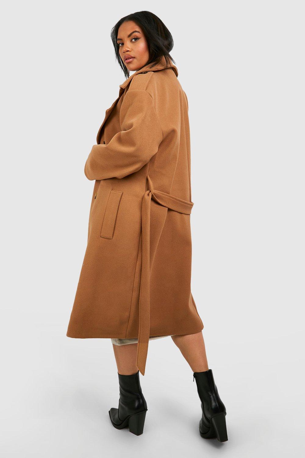 Manteau camel 2025 grande taille