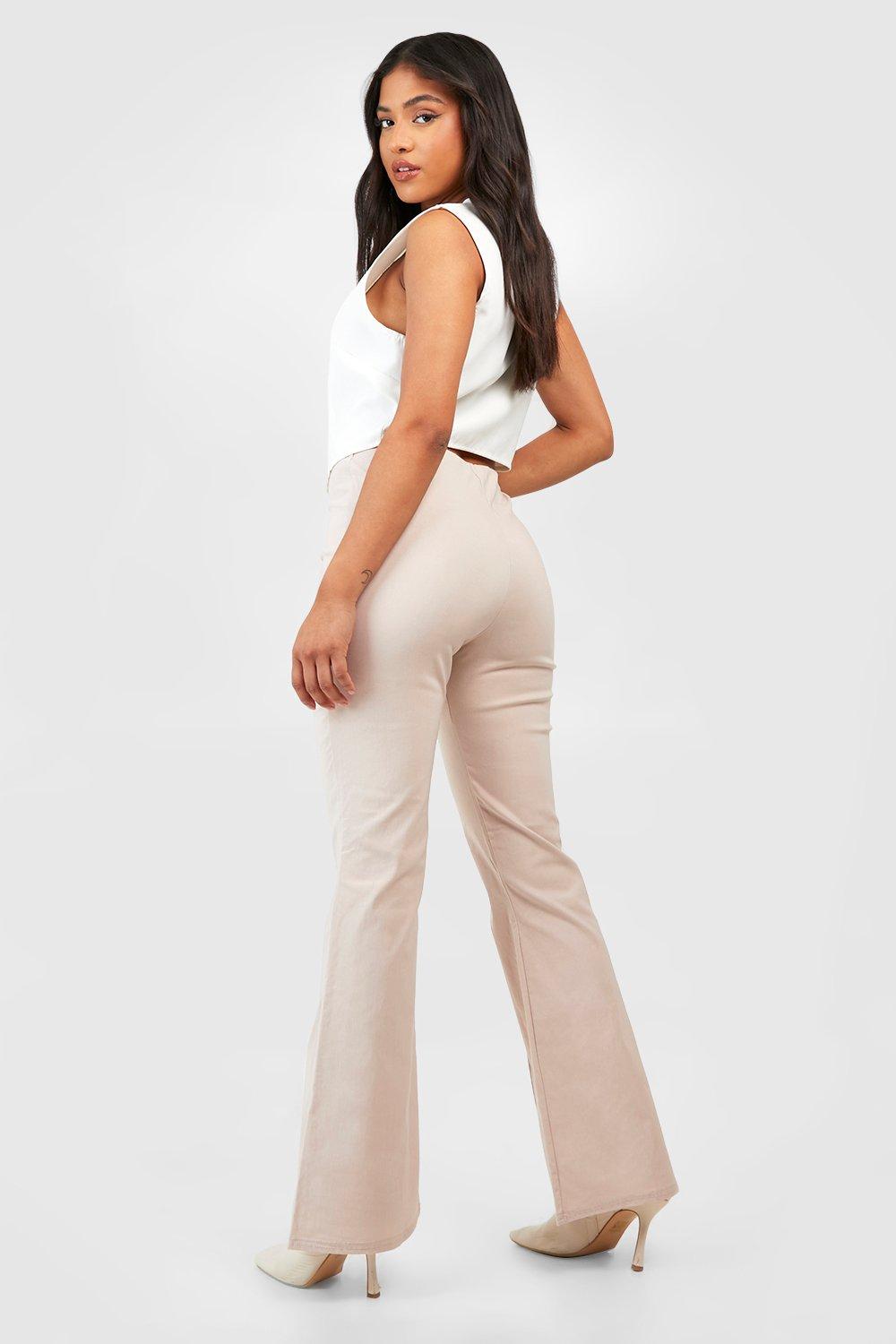 Women's Petite Bengaline Stretch Flare Trouser