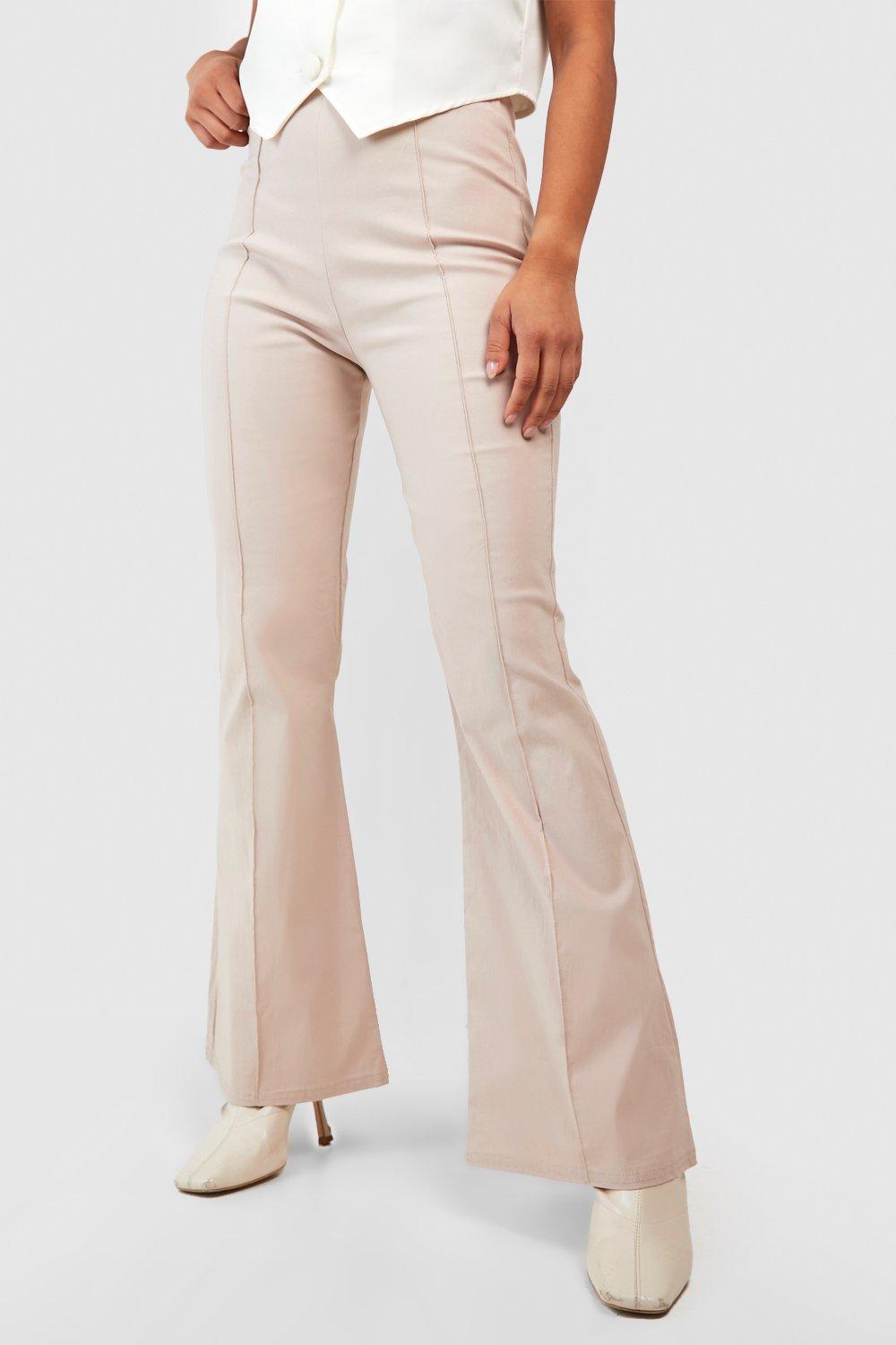 b+ab stretch-cotton Flared Trousers - Farfetch