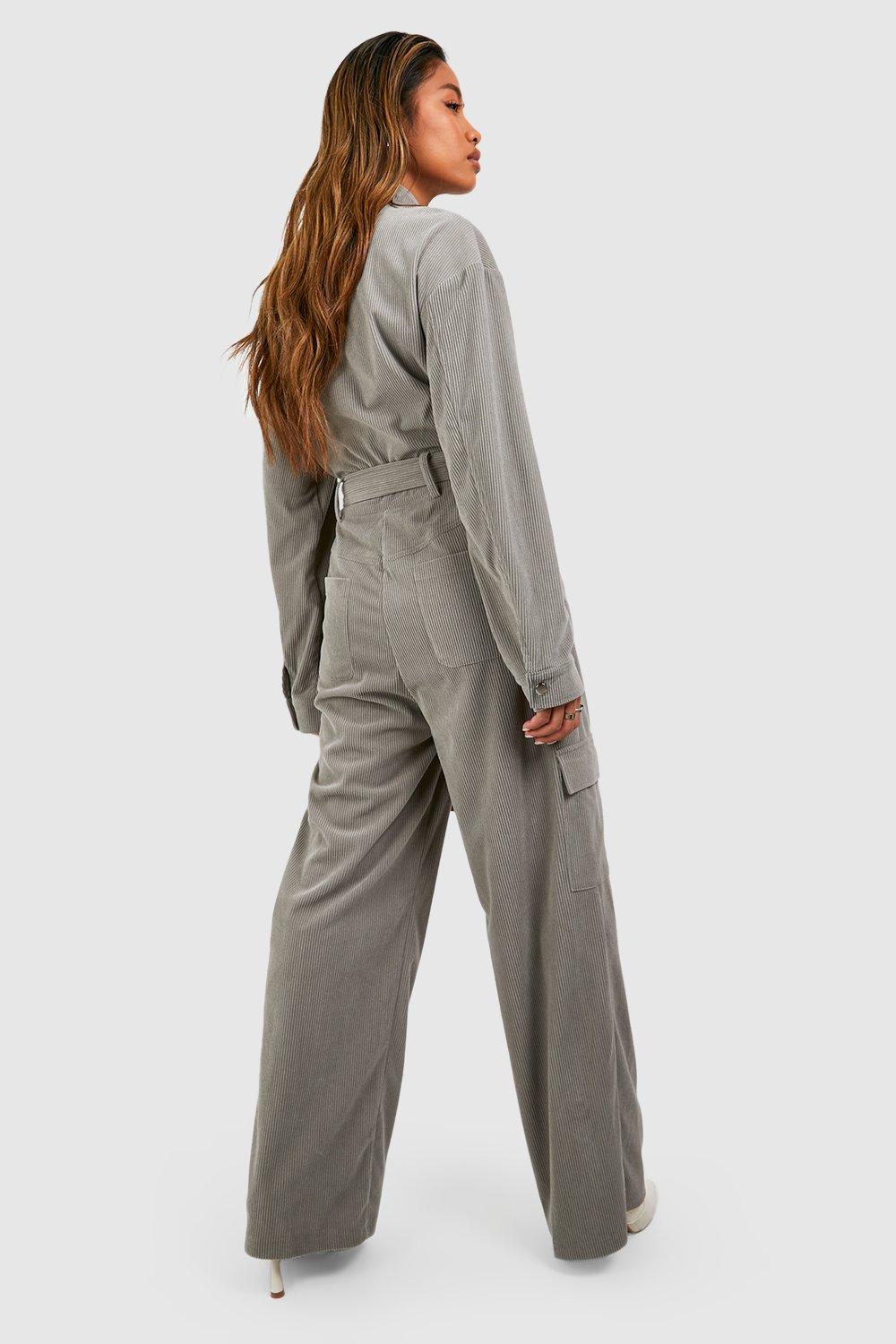 Grey boiler suit store womens