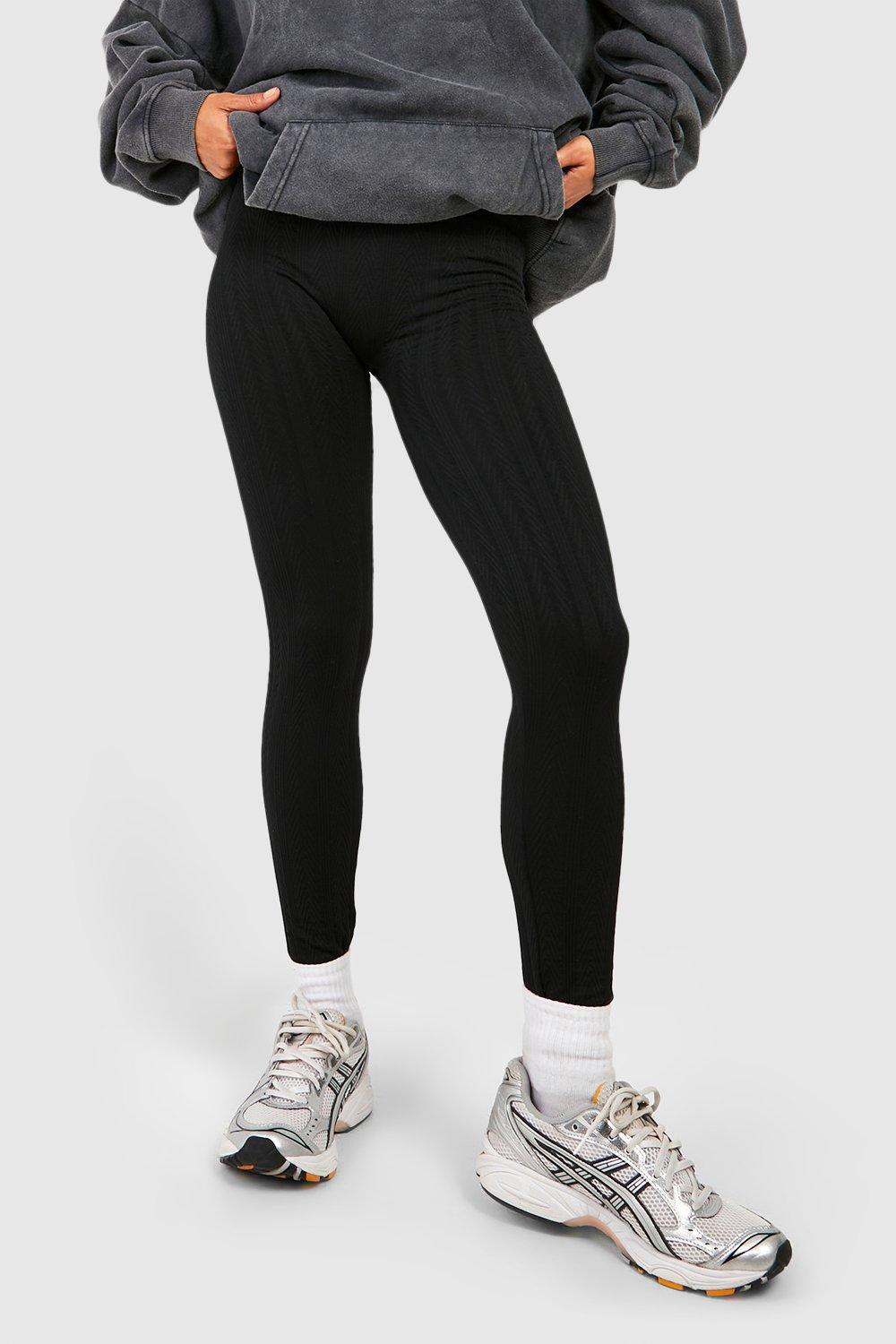 Legging doux doublure en polaire boohoo