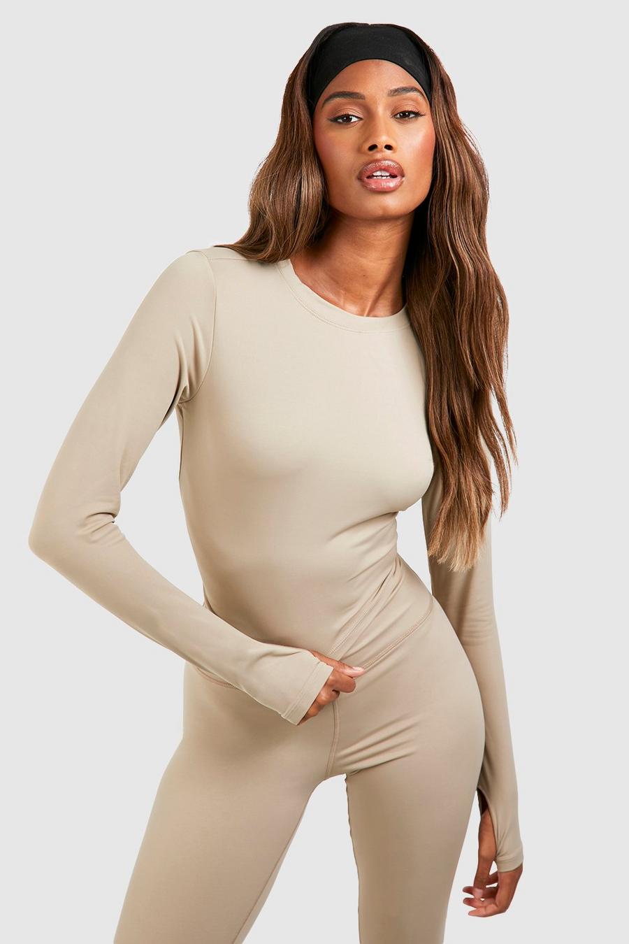 Stone DSGN Studio Supersoft Peached Sculpt Long Sleeve Top image number 1