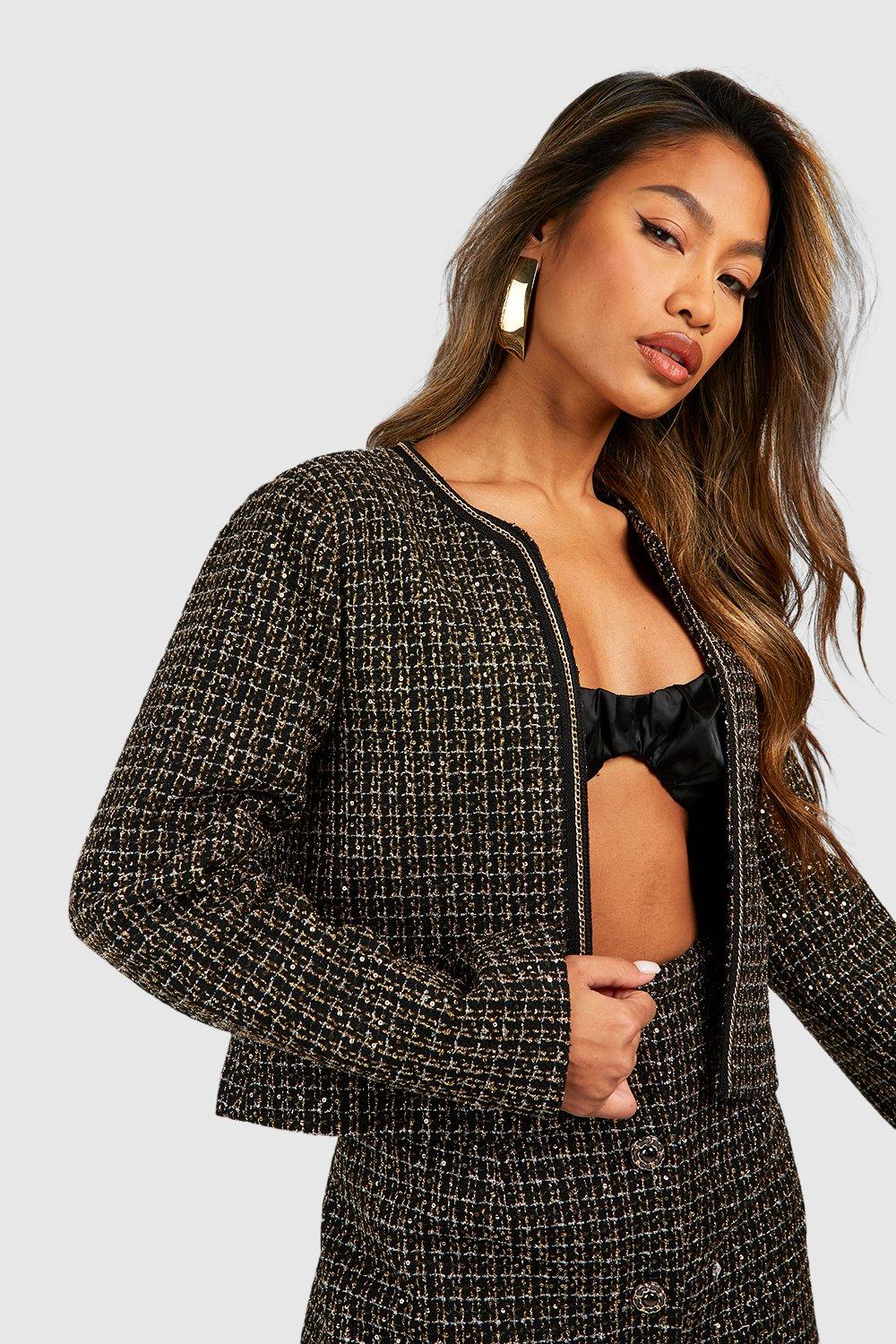 Boohoo sales tweed jacket